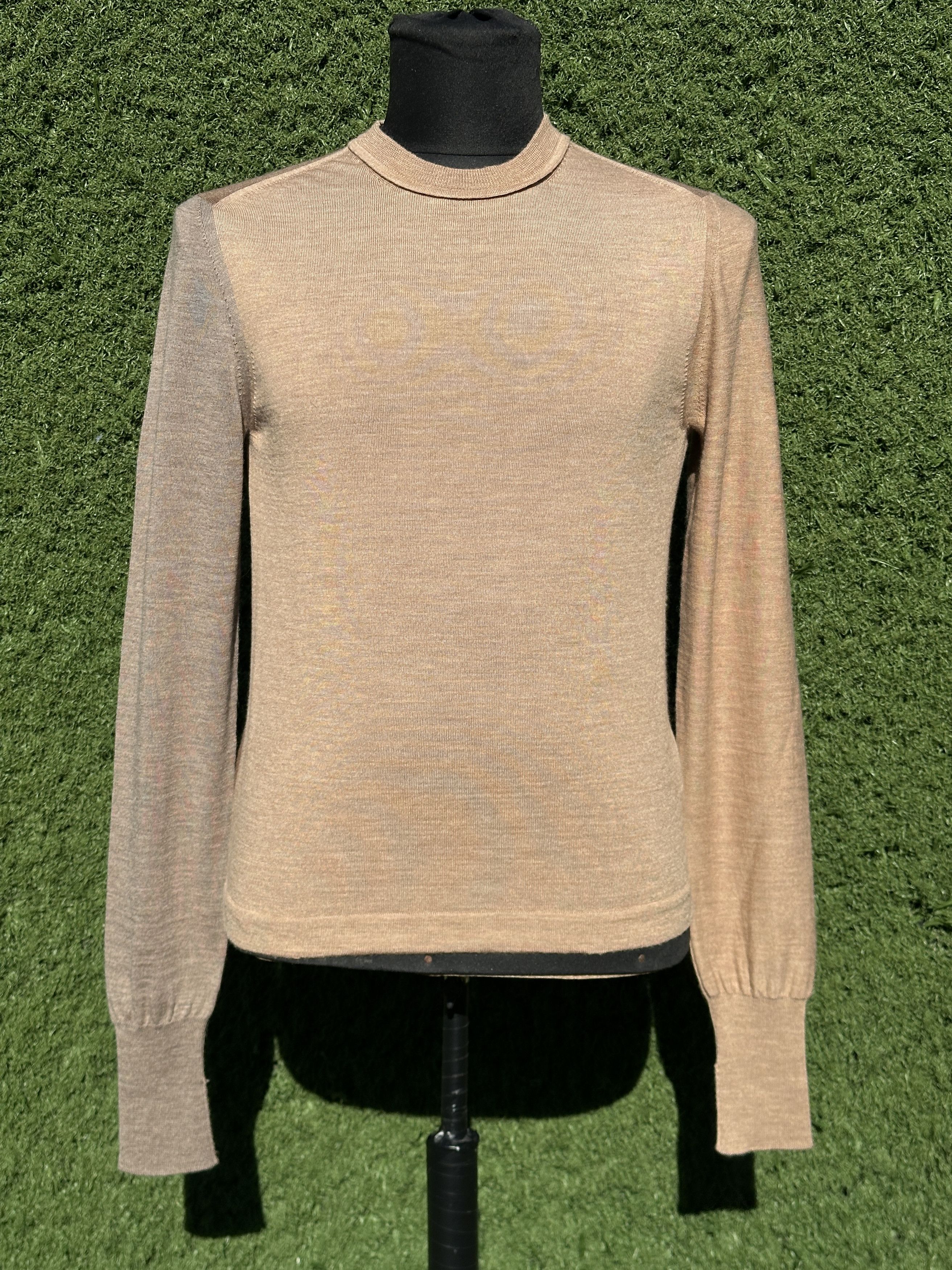 Maison Margiela Rare Maison Margiela 14 Camel Colorblock Fine Knit Size S Size US S / EU 44-46 / 1 - 4 Thumbnail