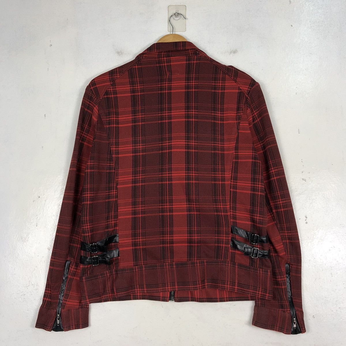 Japanese Brand ROCKSTAR DOUBLE COLLAR CHECKERED JACKET Size US M / EU 48-50 / 2 - 7 Thumbnail