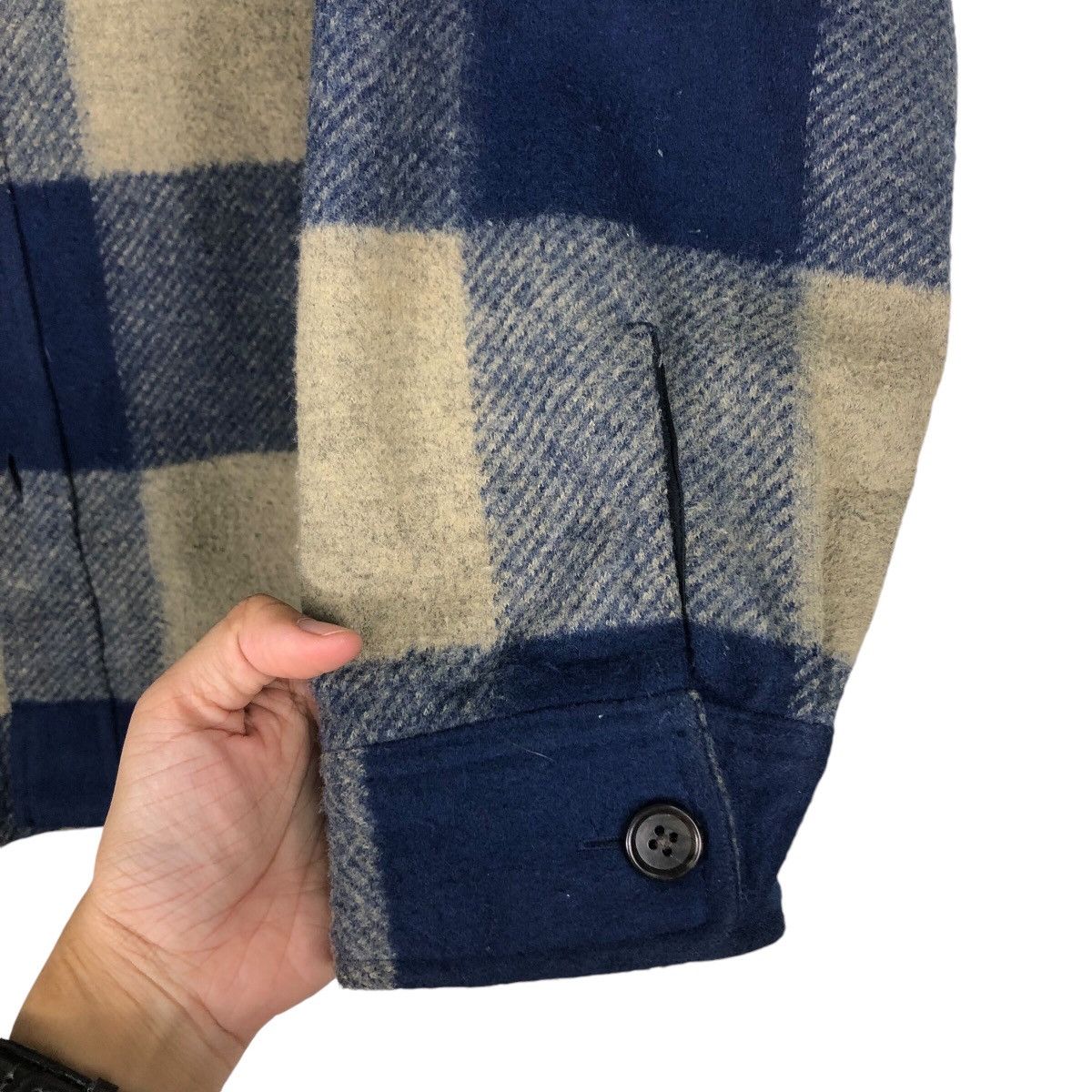 Flannel Vintage Chore Wool Jacket Uniqlo Issey Miyake Tartan Design Size US L / EU 52-54 / 3 - 16 Thumbnail