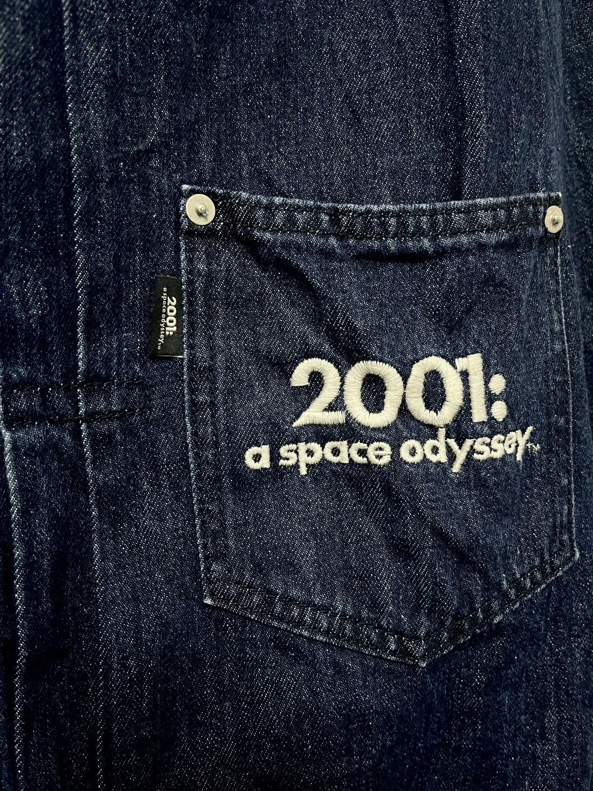 Other 🔥2001 : A Space Odyssey Movie Denim Trucker Jacket Size US L / EU 52-54 / 3 - 9 Thumbnail