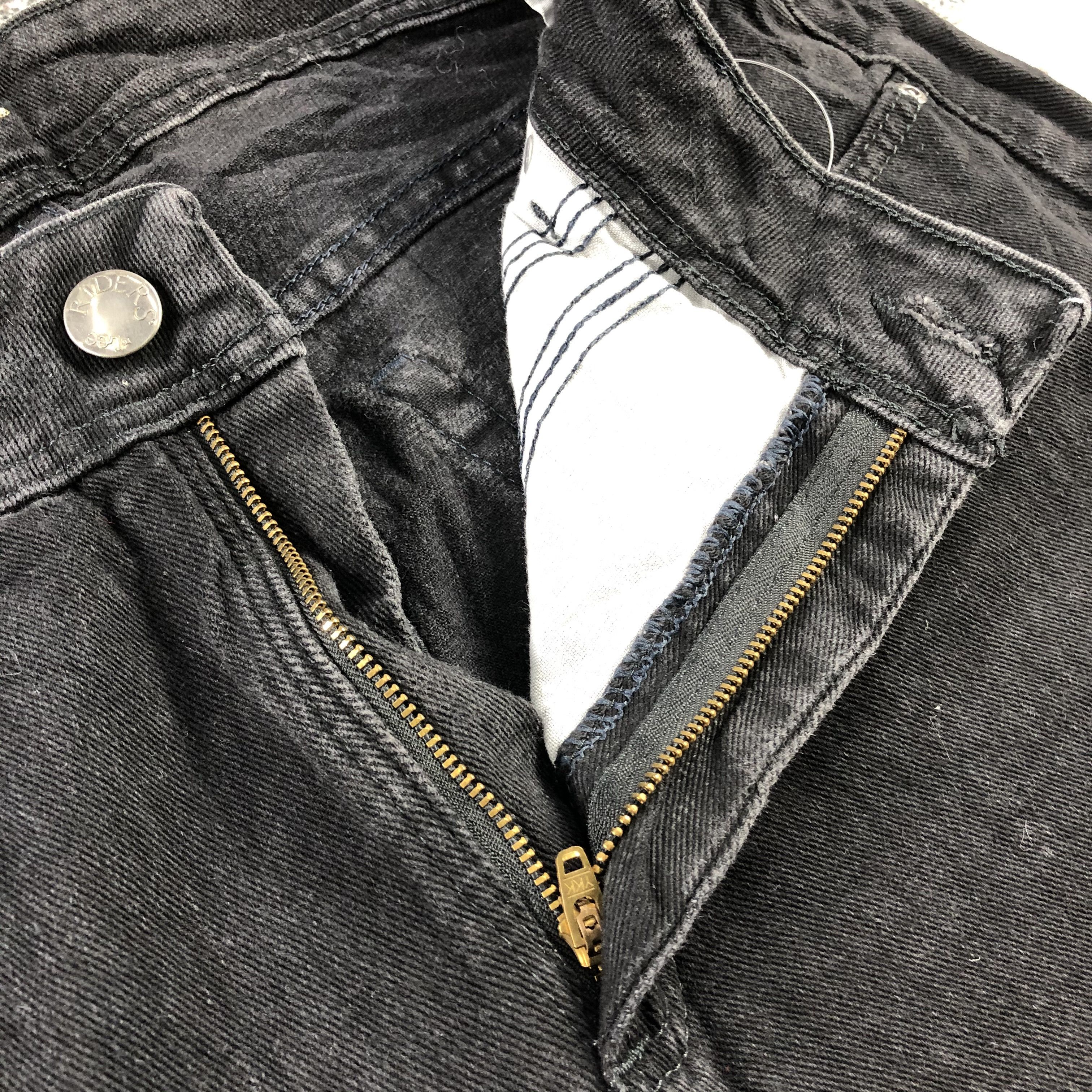 Lee Lee Riders Jeans Black Denim KJ1099 Size US 36 / EU 52 - 9 Thumbnail