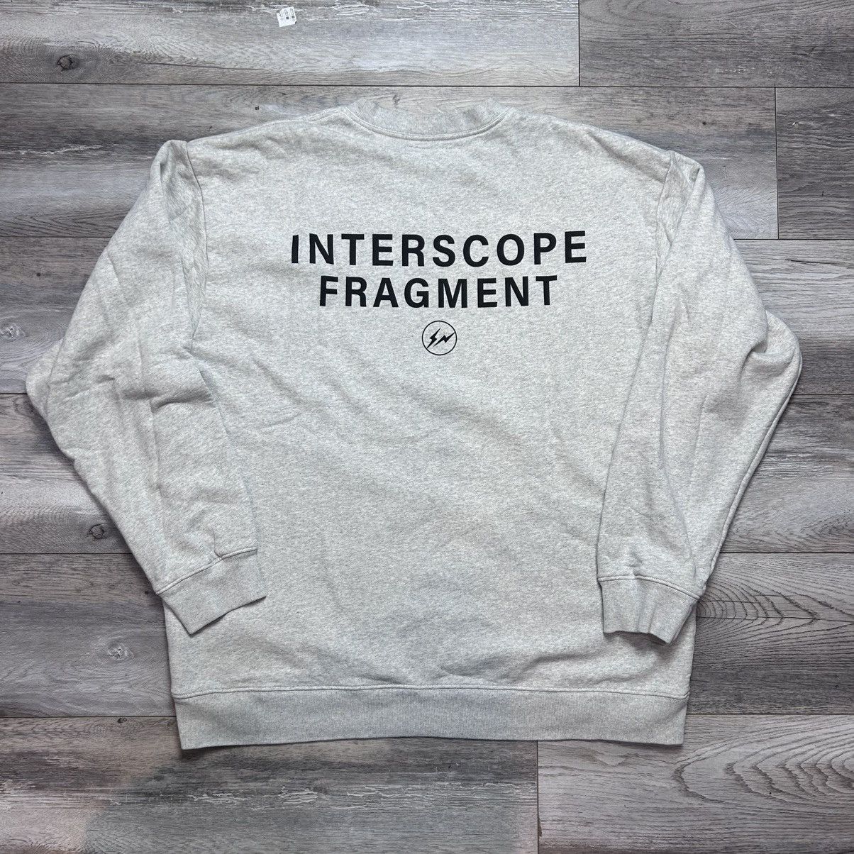 Fragment Design Interscope × Fragment “Lightning Bolt” Crewneck Heather Grey Size US XXL / EU 58 / 5 - 1 Thumbnail