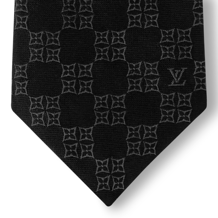 Louis Vuitton Flower Checks Tie Size ONE SIZE - 2 Thumbnail