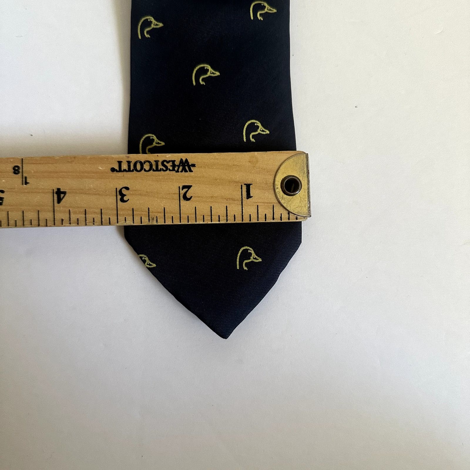 Other Vintage VTG Abbey Cravat Ducks Tie Duck Blue MCM Retro Size ONE SIZE - 4 Thumbnail