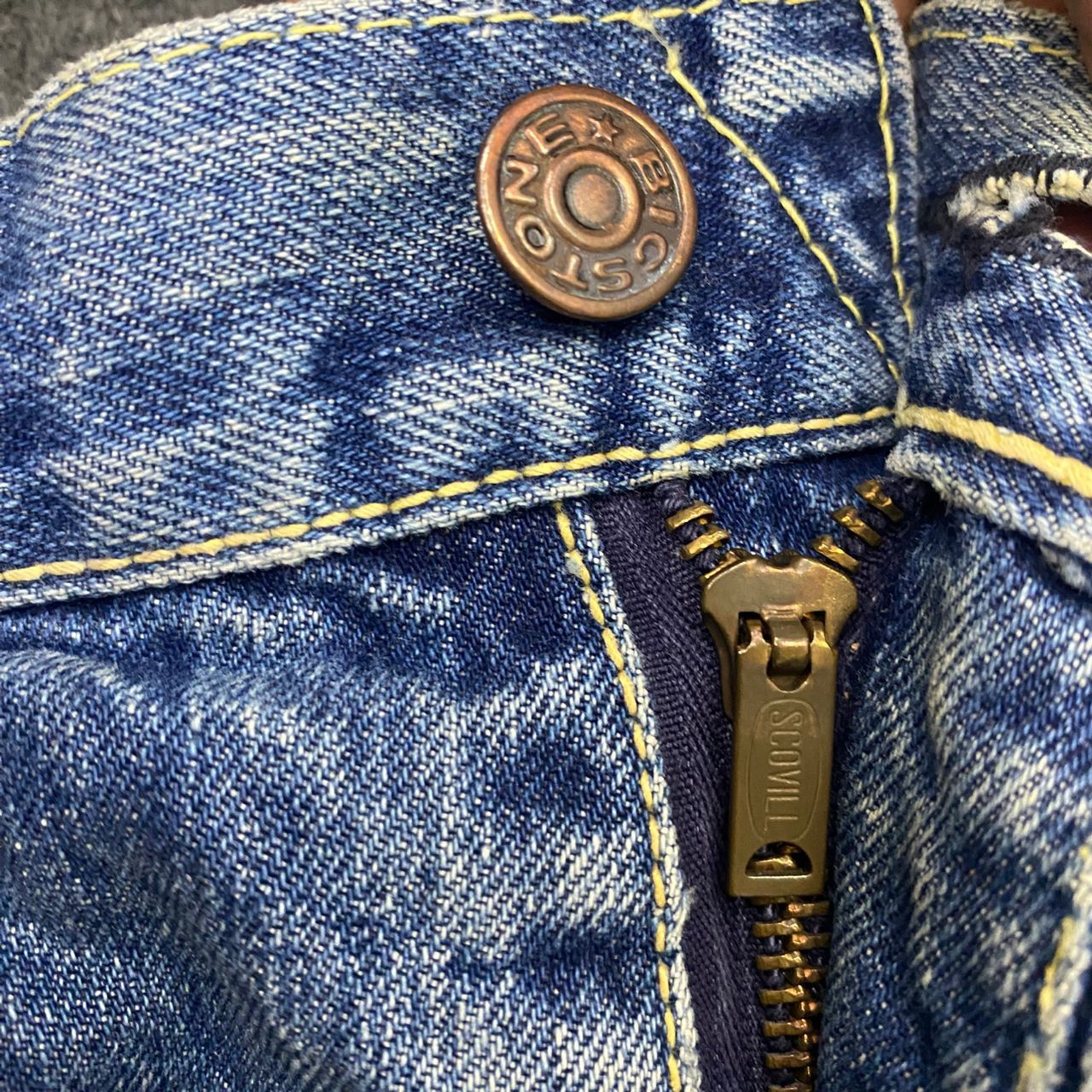 If Six Was Nine 💥Best Offer💥Vintage 80s Big Stone Distressed Denim Size US 34 / EU 50 - 11 Thumbnail