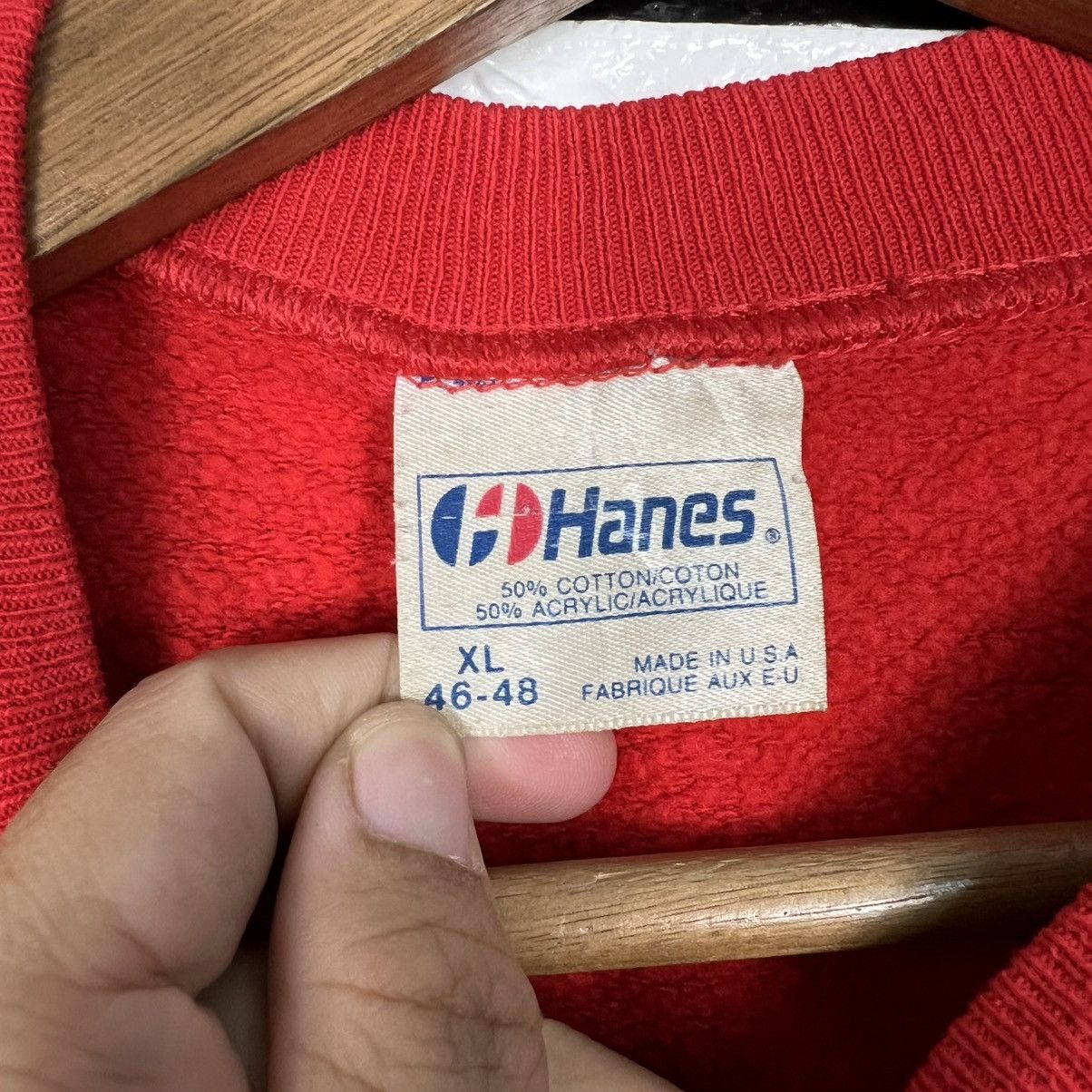 Hanes Vintage 80’s Hanes San Francisco Beach Sweatshirt #4008-C182 Size US XL / EU 56 / 4 - 10 Thumbnail