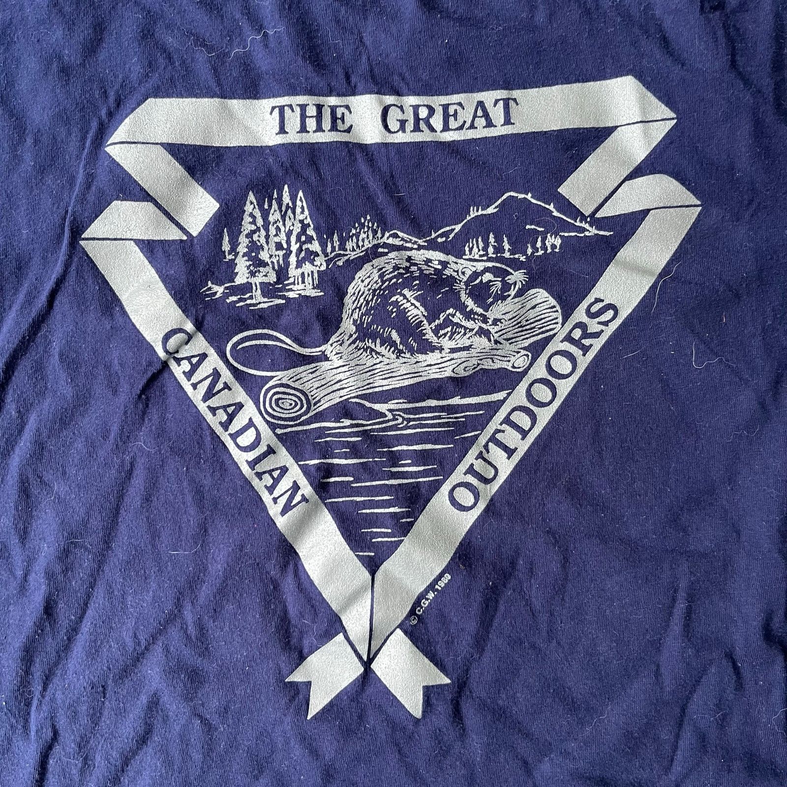 Vintage VINTAGE THE GREAT CANADIAN OUTDOORS BLUE SHIRT 90S LRG Size US L / EU 52-54 / 3 - 2 Thumbnail