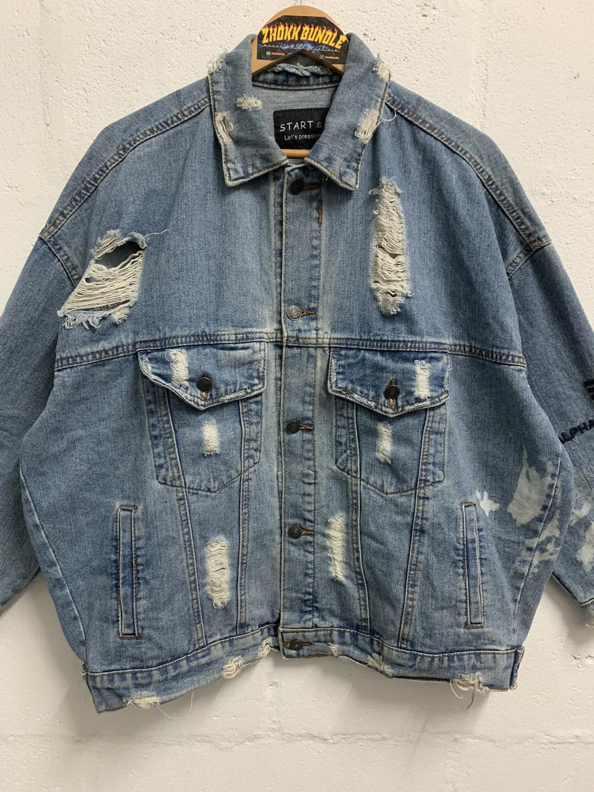 Japanese Brand Vintage Custom Distressed Jacket Size US XL / EU 56 / 4 - 2 Thumbnail
