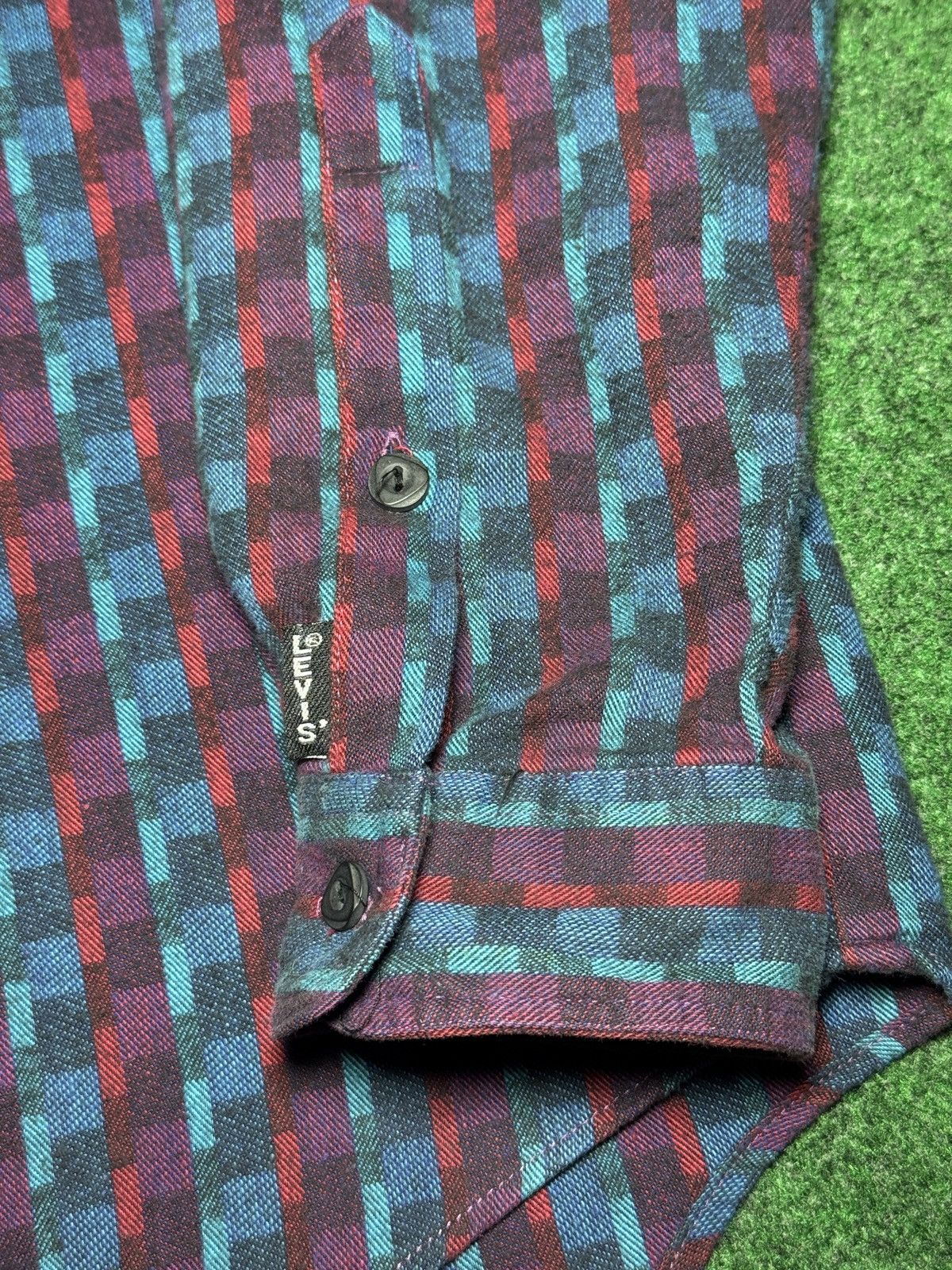 Levi's Vintage Clothing Levis Vintage Button Stutter Creek Big E 80s L Shirt Size US L / EU 52-54 / 3 - 2 Thumbnail