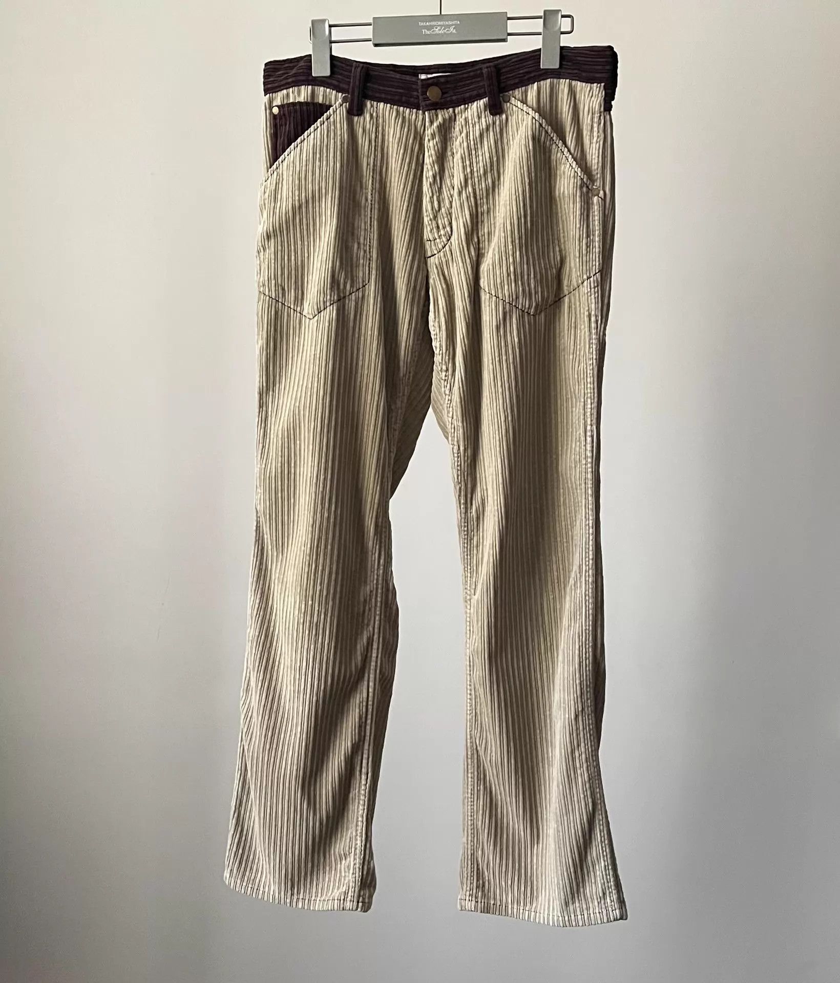 Number (N)ine Number (N)ine 02AW corduroy pants Size US 34 / EU 50 - 1 Thumbnail