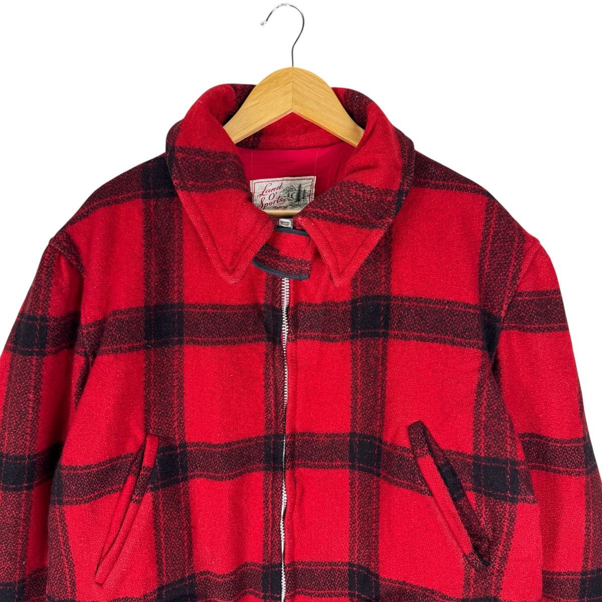 Vintage ☀️VINTAGE 50s LAND O SPORTS BUFFALO PLAIDS WOOL JACKET Size US L / EU 52-54 / 3 - 3 Thumbnail