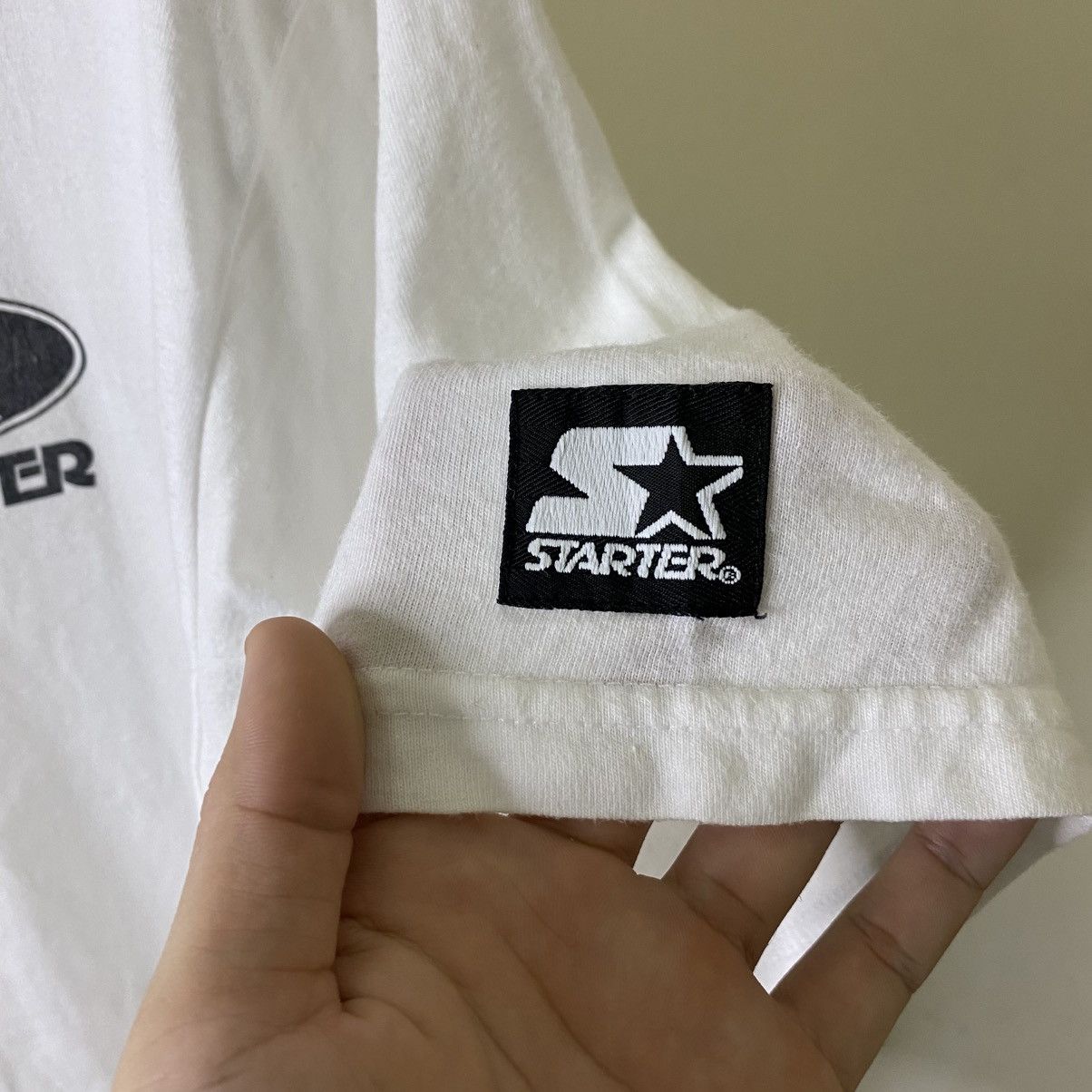 Starter Vintage 1990s Starter Small Logo T Shirt Size US L / EU 52-54 / 3 - 3 Thumbnail