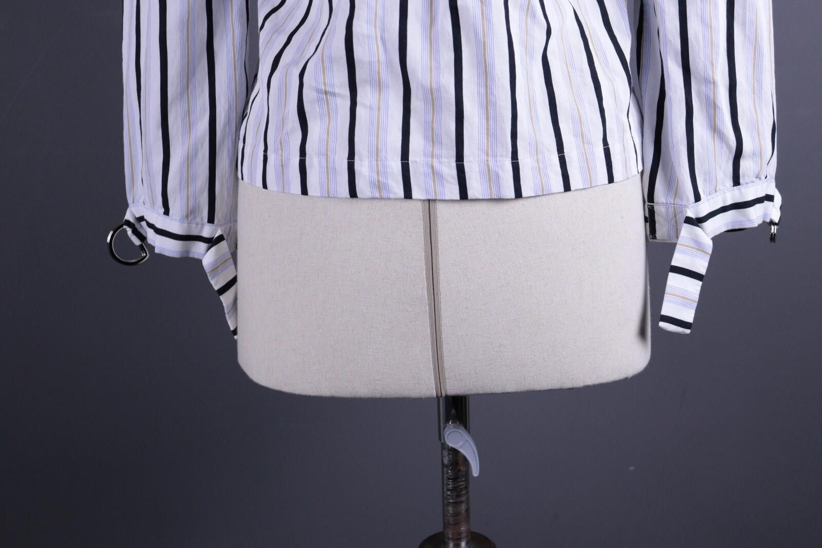Designer Claudie Pierlot Paris White Lagenlook Blouse Shirt Sz 36 / S Size S / US 4 / IT 40 - 10 Thumbnail