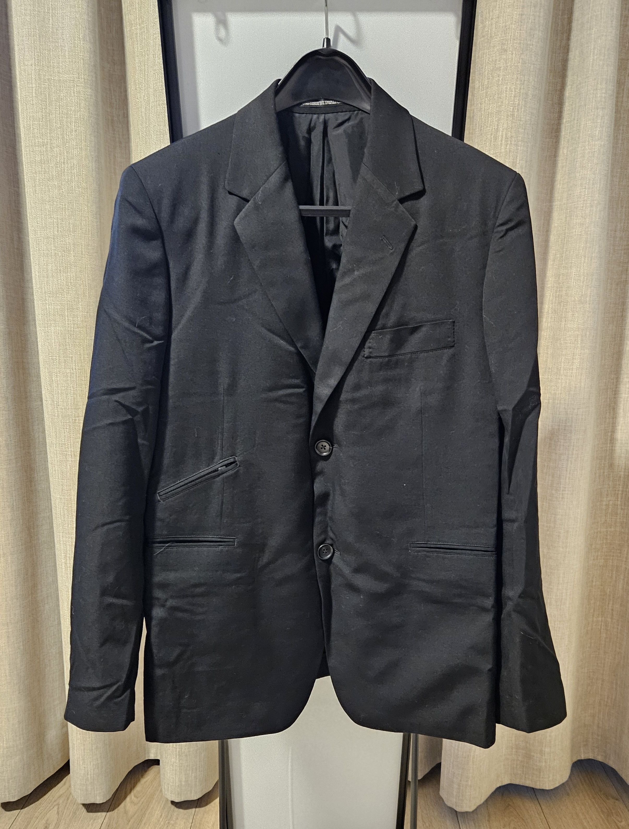 Yohji Yamamoto Yohji Yamamoto Pour Homme Blazer Size 50R - 1 Thumbnail