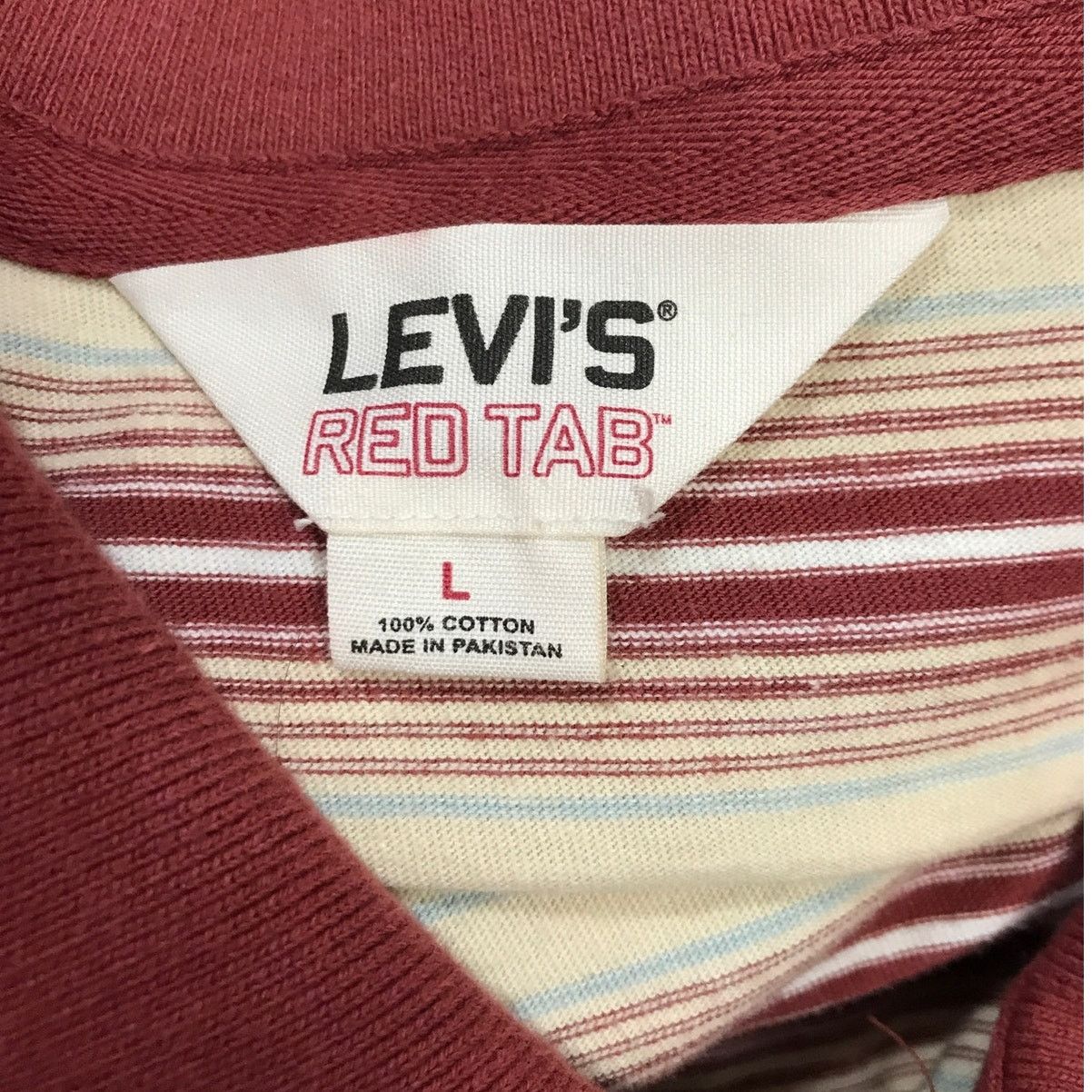 Levi's Levi's Red Tab Vintage Striped Collared Polo Shirt L Size US L / EU 52-54 / 3 - 3 Thumbnail