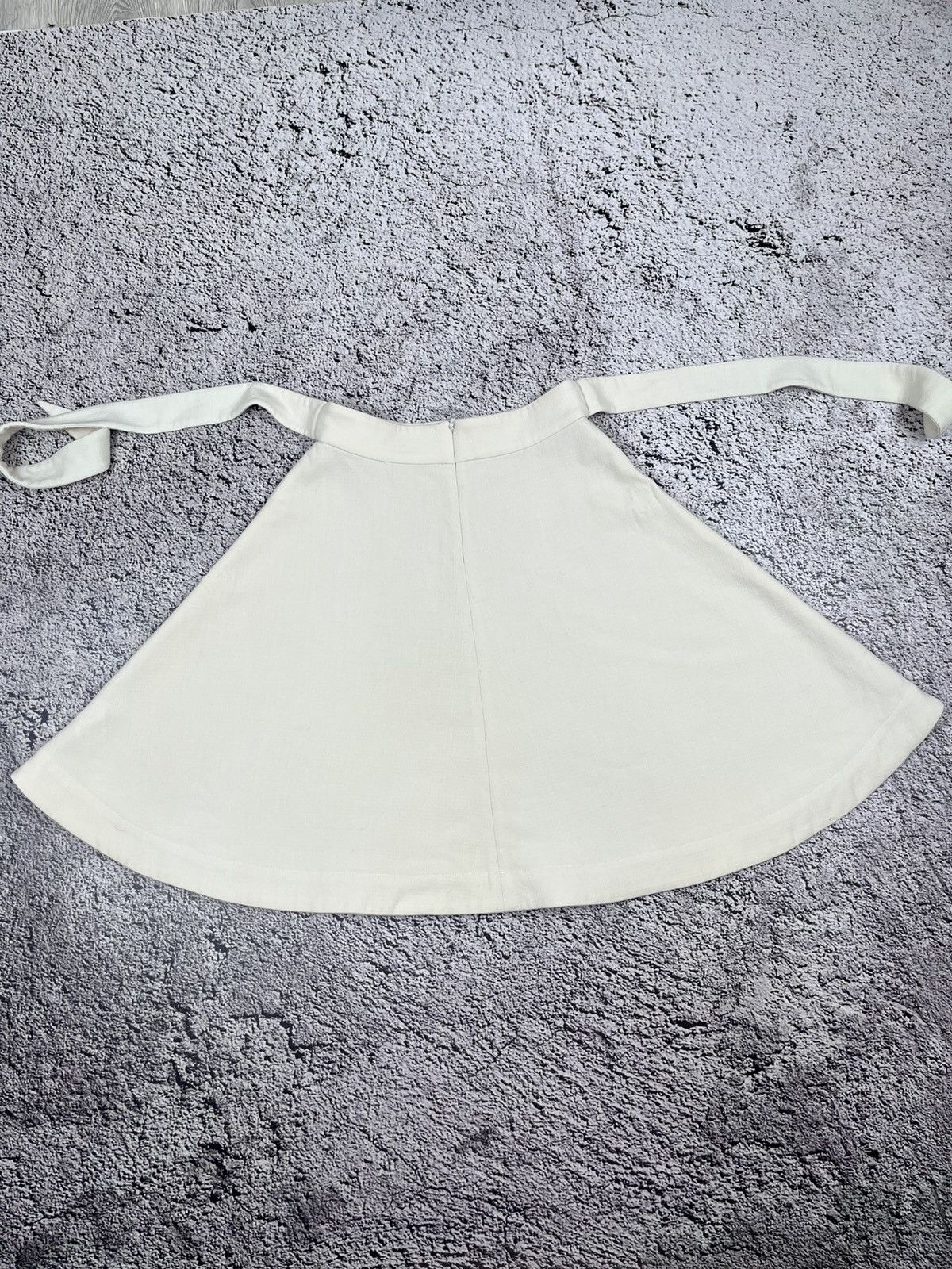 Miss Sixty Vintage Miss Sixty Cream Midi Skirt size L Size 32" / US 10 / IT 46 - 4 Thumbnail