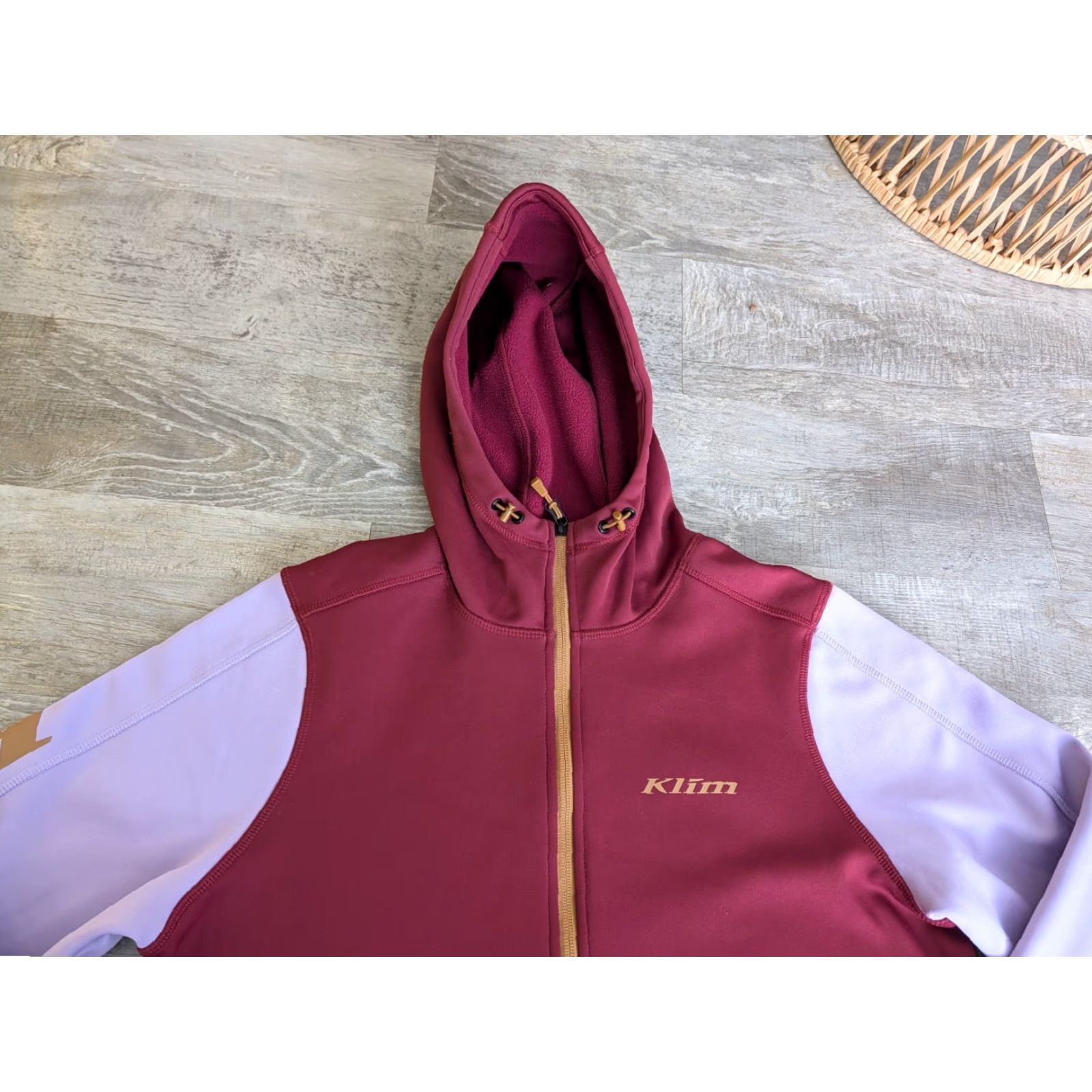 Vintage Klim Visita Full Zip Hoodie Women's Cabernet - Lavender Heist Size M VGUC Size M / US 6-8 / IT 42-44 - 2 Thumbnail