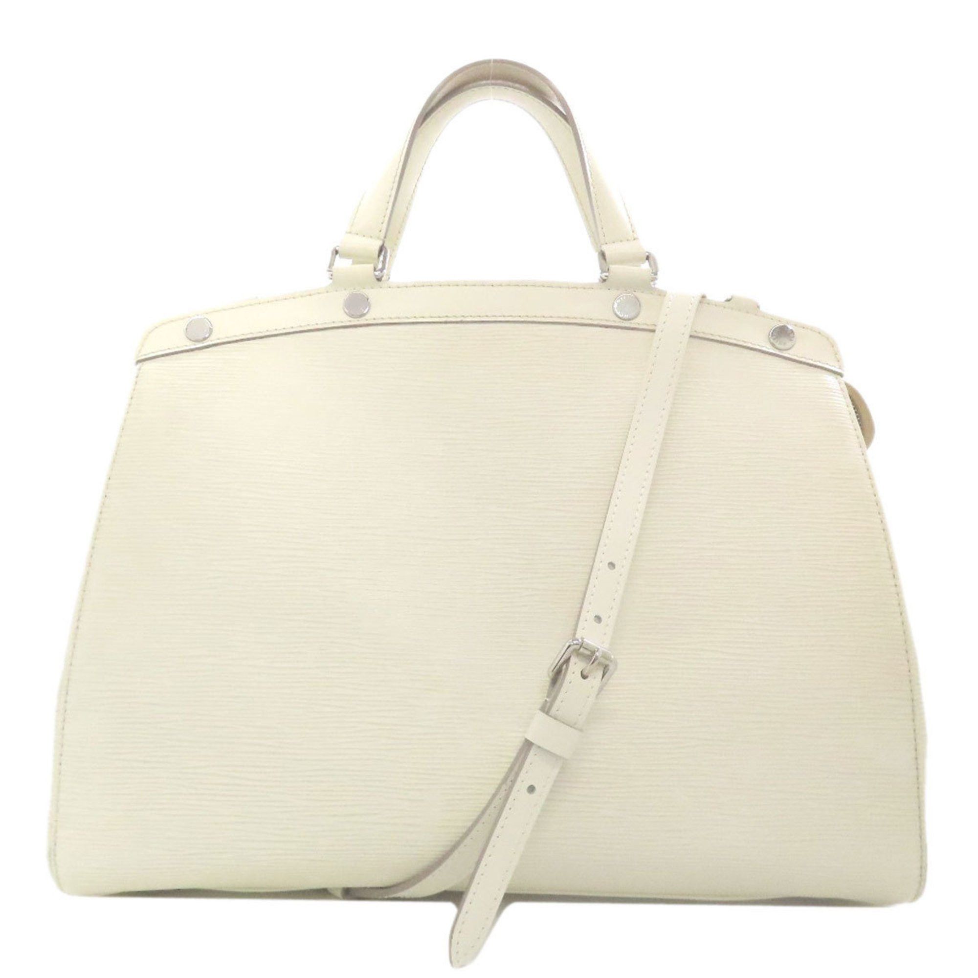 Louis Vuitton M40334 Bugimal Tote Bag Epi Leather Women's Louis Vuitton in White
