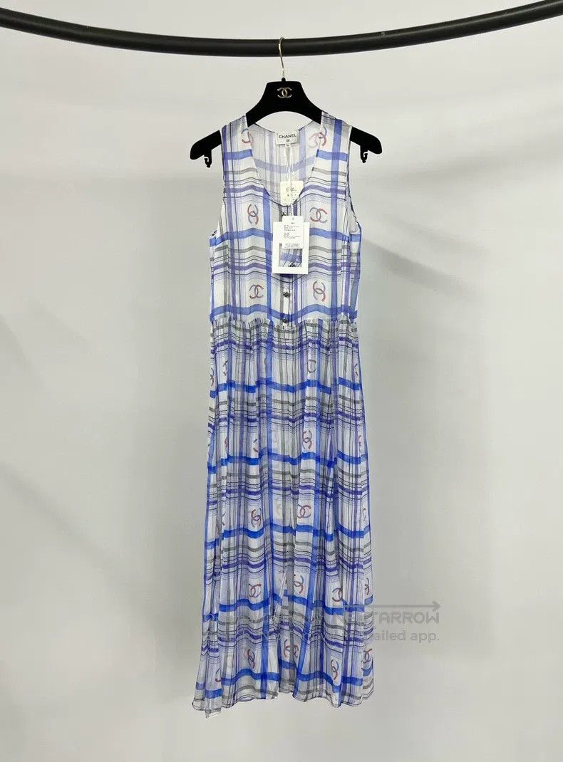 Chanel Chanel 23P silk printed dress Size XS / US 0-2 / IT 36-38 - 1 Thumbnail