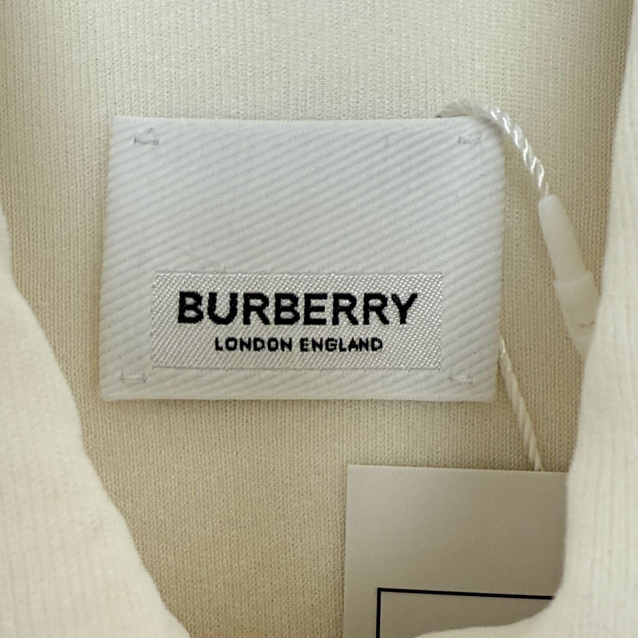 Burberry Burberry Off-white Double Pocket Long Sleeve Shirt K26WX Size L / US 10 / IT 46 - 4 Thumbnail