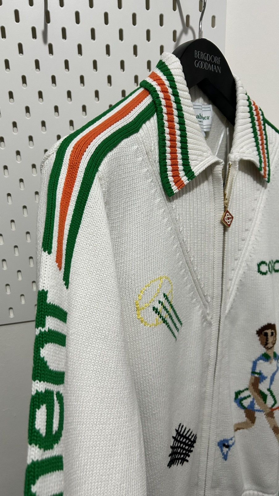 Casablanca Casablanca KNIT LE JEU INTARSIA KNIT JACKET Medium Size US M / EU 48-50 / 2 - 6 Thumbnail
