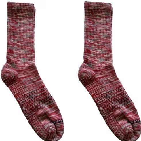 Vintage Bombas Grippers Space Dye Calf Socks Lot Of 2 Size L Size ONE SIZE - 2 Thumbnail