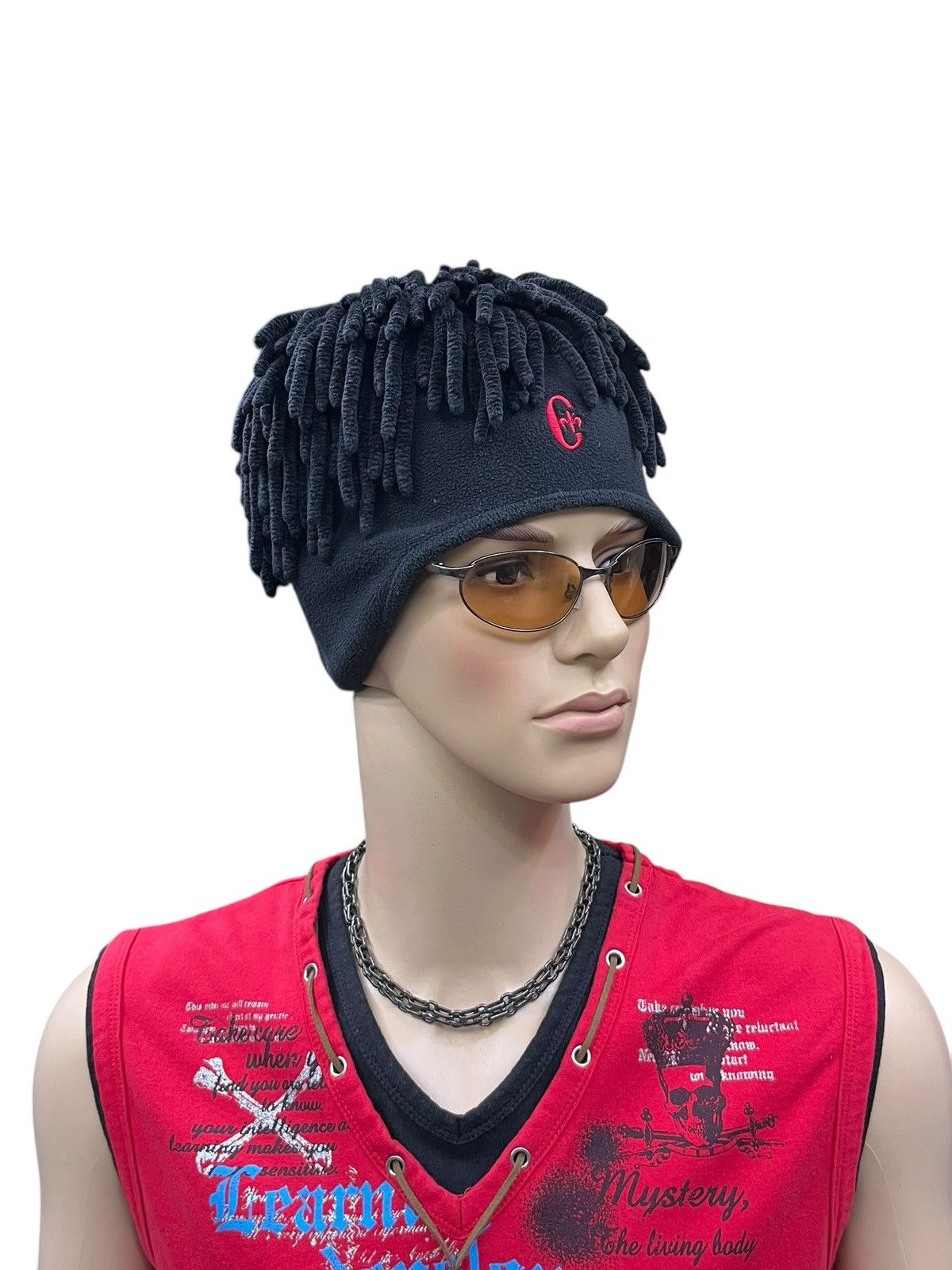 Conte of Florence 💀Vintage Conte of Florence Dread Beanie Punk Avant Rare Size ONE SIZE - 2 Thumbnail