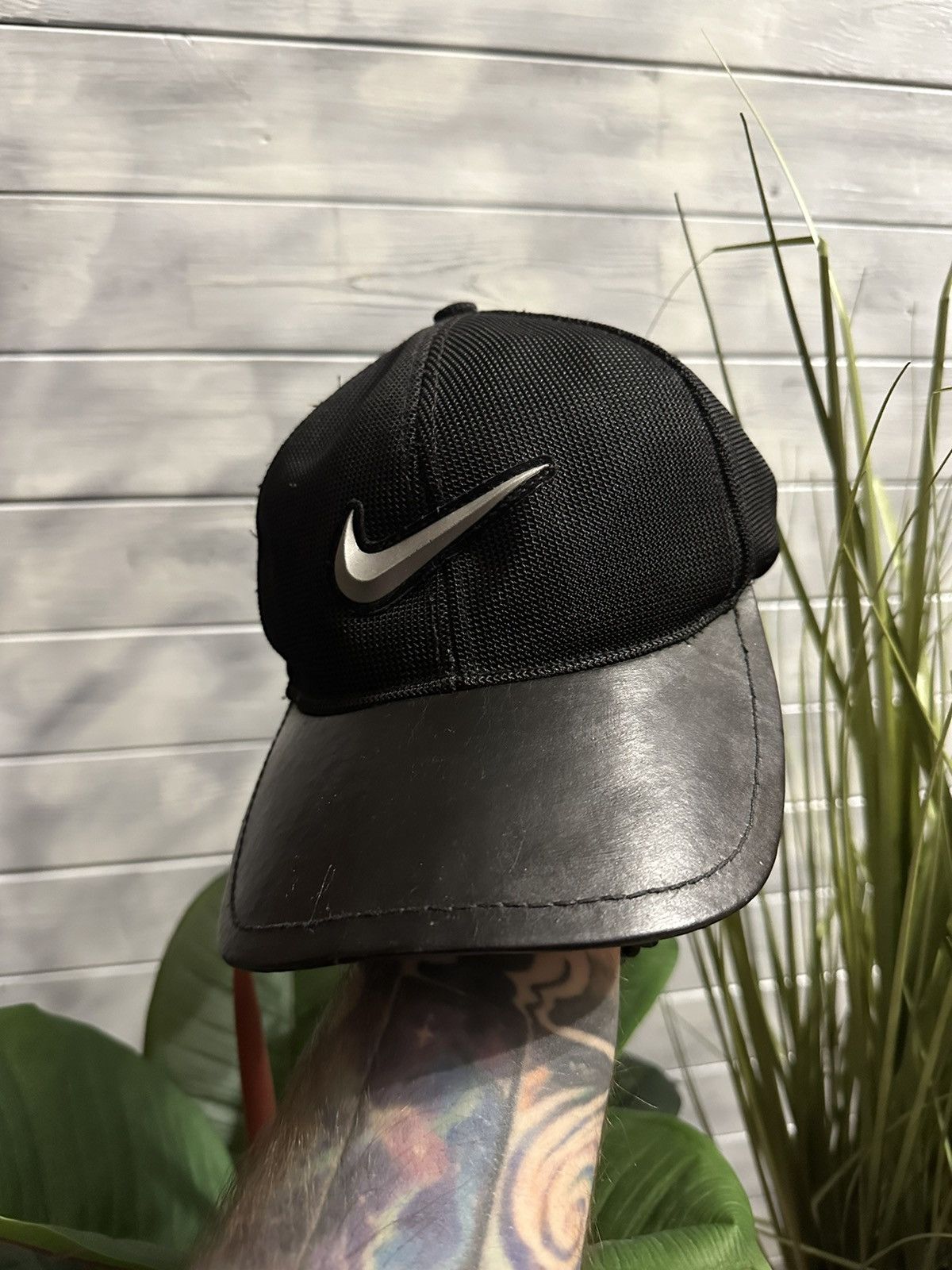 Vintage Rare Vintage Cap Nike Big Swoosh Drill style. Size ONE SIZE - 1 Thumbnail