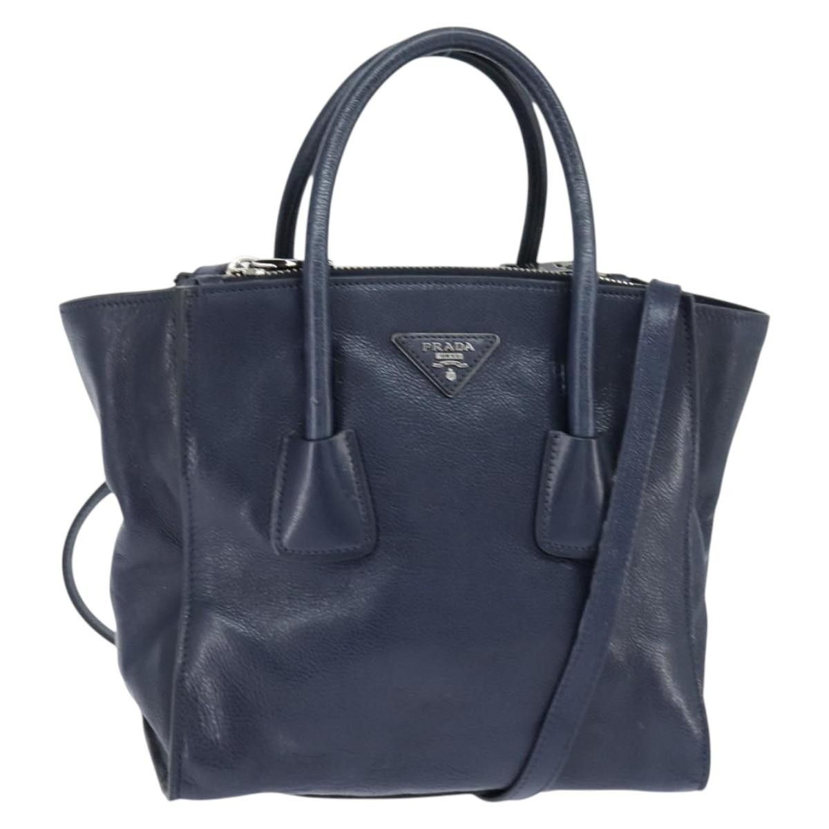 Prada Prada Cuir Convertible Shopping Tote Leather Size ONE SIZE - 1 Thumbnail
