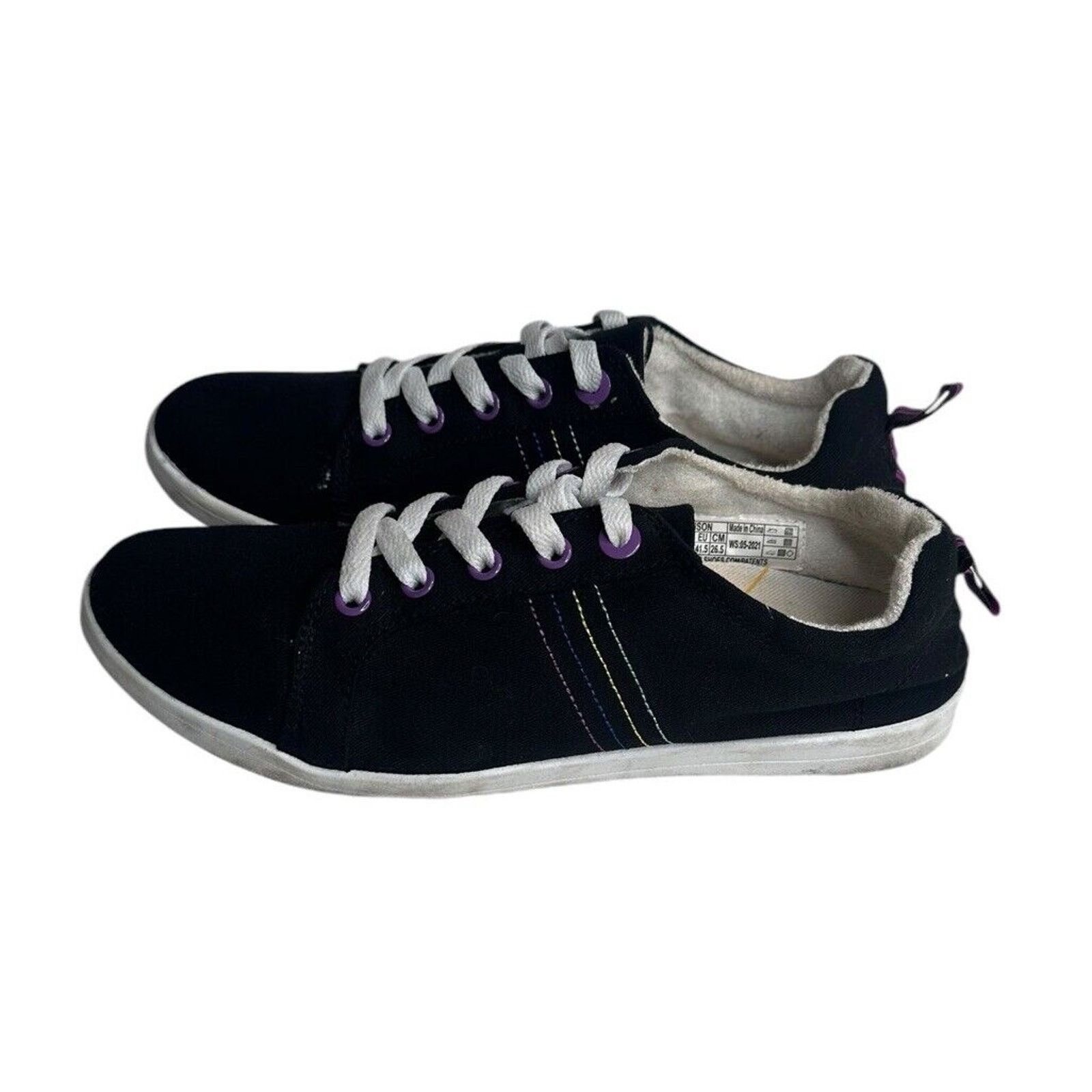 Vionic Vionic Beach Stinson Black Canvas Comfort Sneakers 9.5 Size US 9.5 / IT 39.5 - 8 Thumbnail
