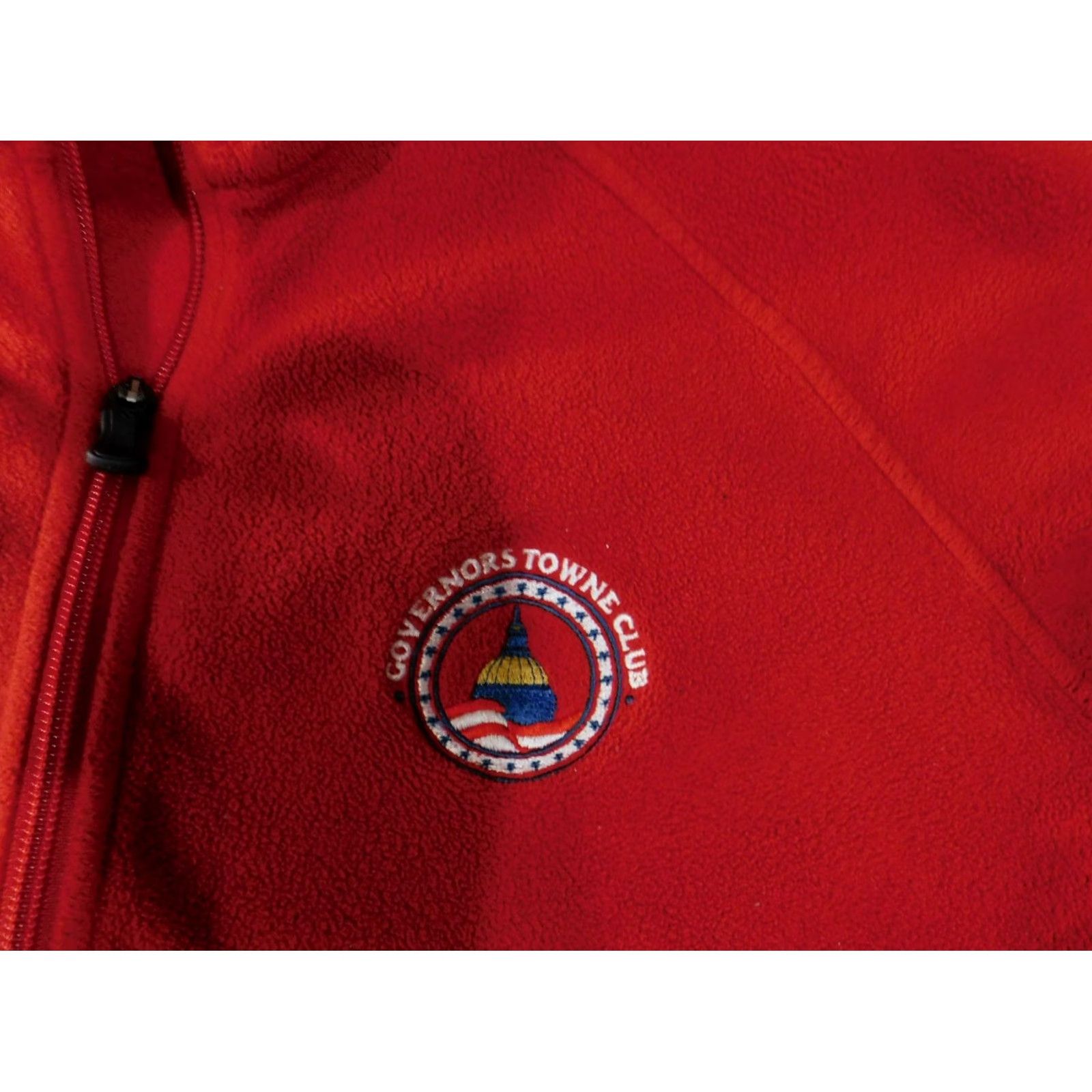 Adidas Adidas fleece pullover Mens L red quarter zip Governors Towne Club Sweatshirt Size US L / EU 52-54 / 3 - 4 Thumbnail