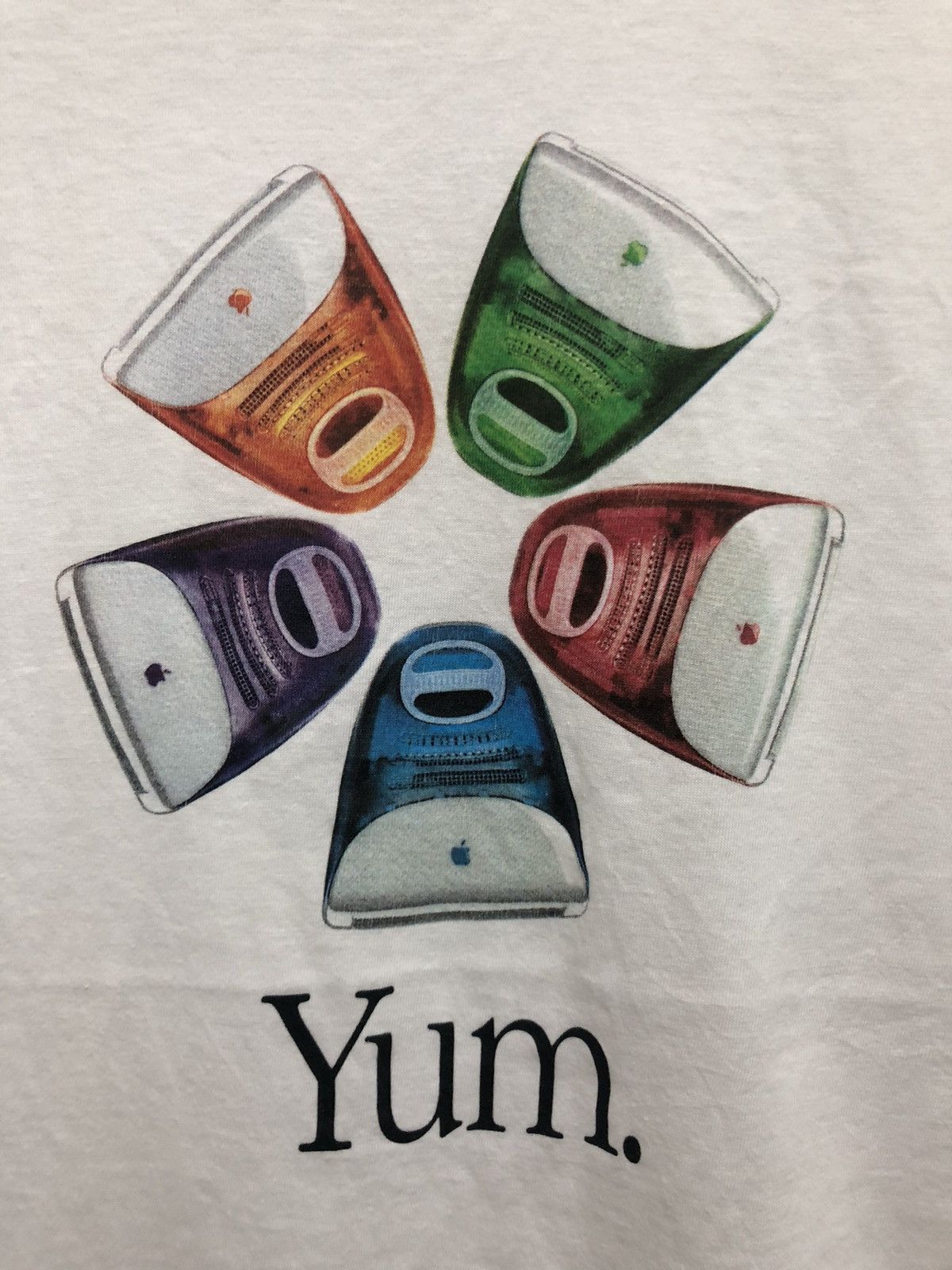 Apple × Vintage ICONIC 🔥 APPLE MACINTOSH YUM PROMO TEE POP STYLE GRAPHICAL Size US S / EU 44-46 / 1 - 6 Thumbnail