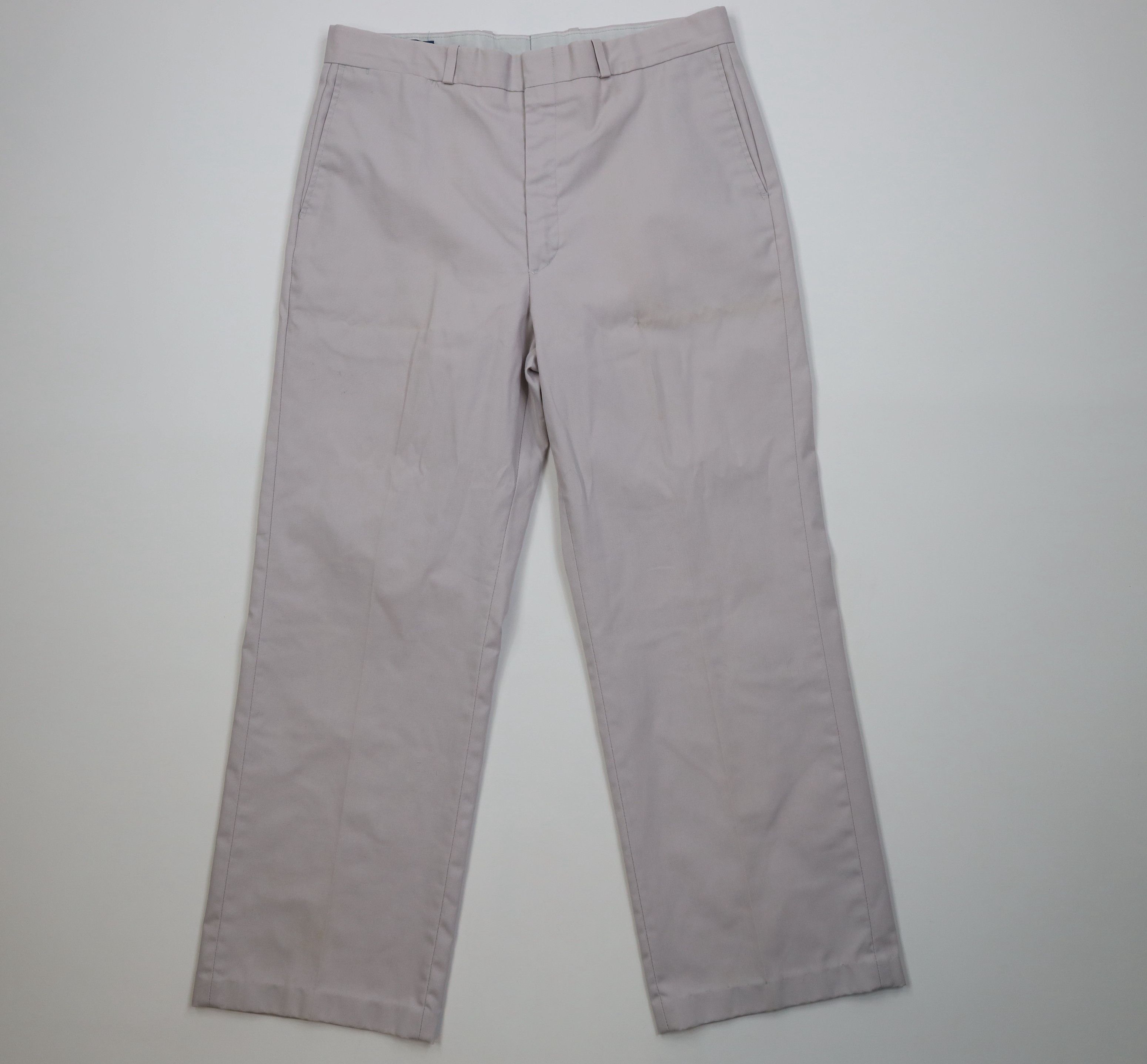 Vintage Vintage 70s Streetwear Wide Leg Chino Pants Trousers USA Size US 34 / EU 50 - 1 Thumbnail