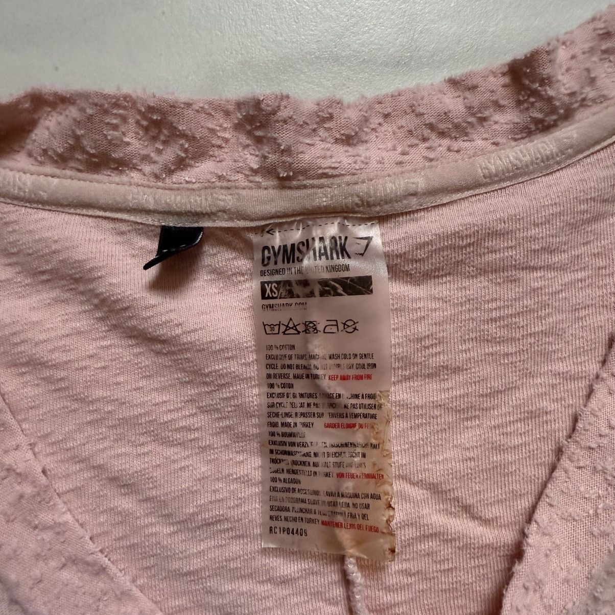 Gymshark Gymshark Crop Top Relief Size XS / US 0-2 / IT 36-38 - 5 Thumbnail