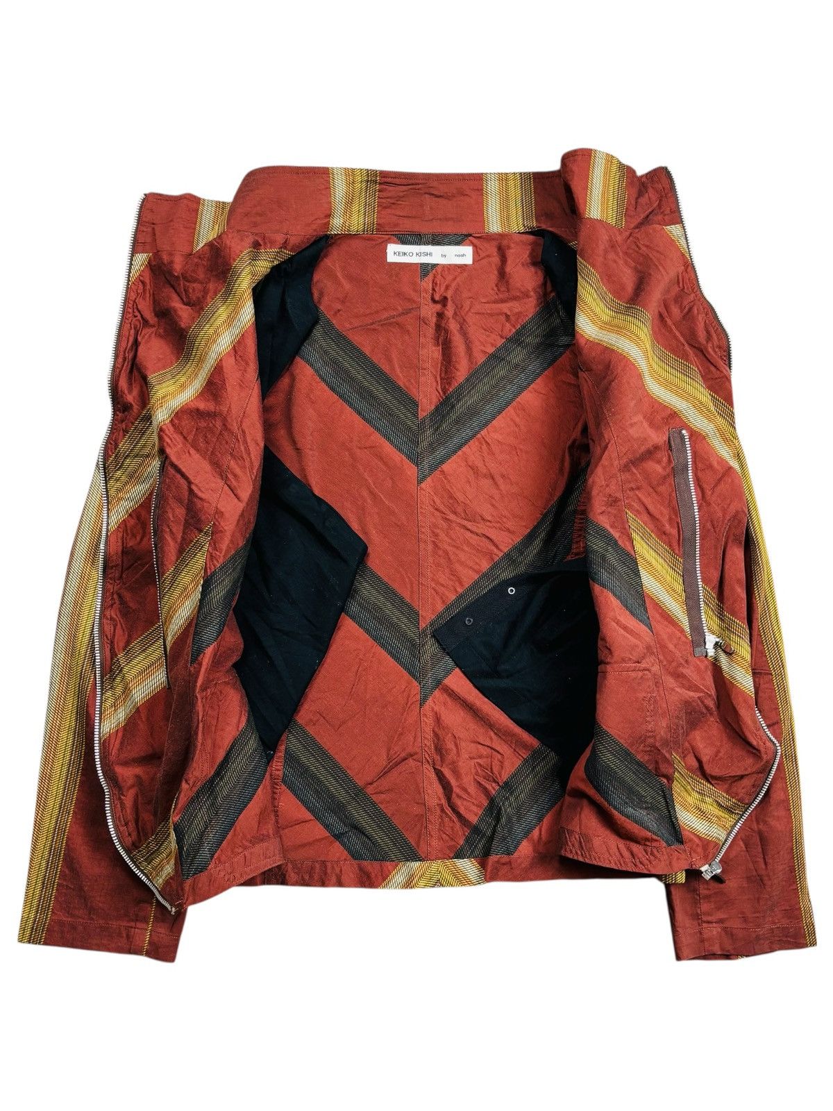 20471120 Archive Keiko Hishi - Wrinkle Zip Jacket Size US M / EU 48-50 / 2 - 2 Thumbnail