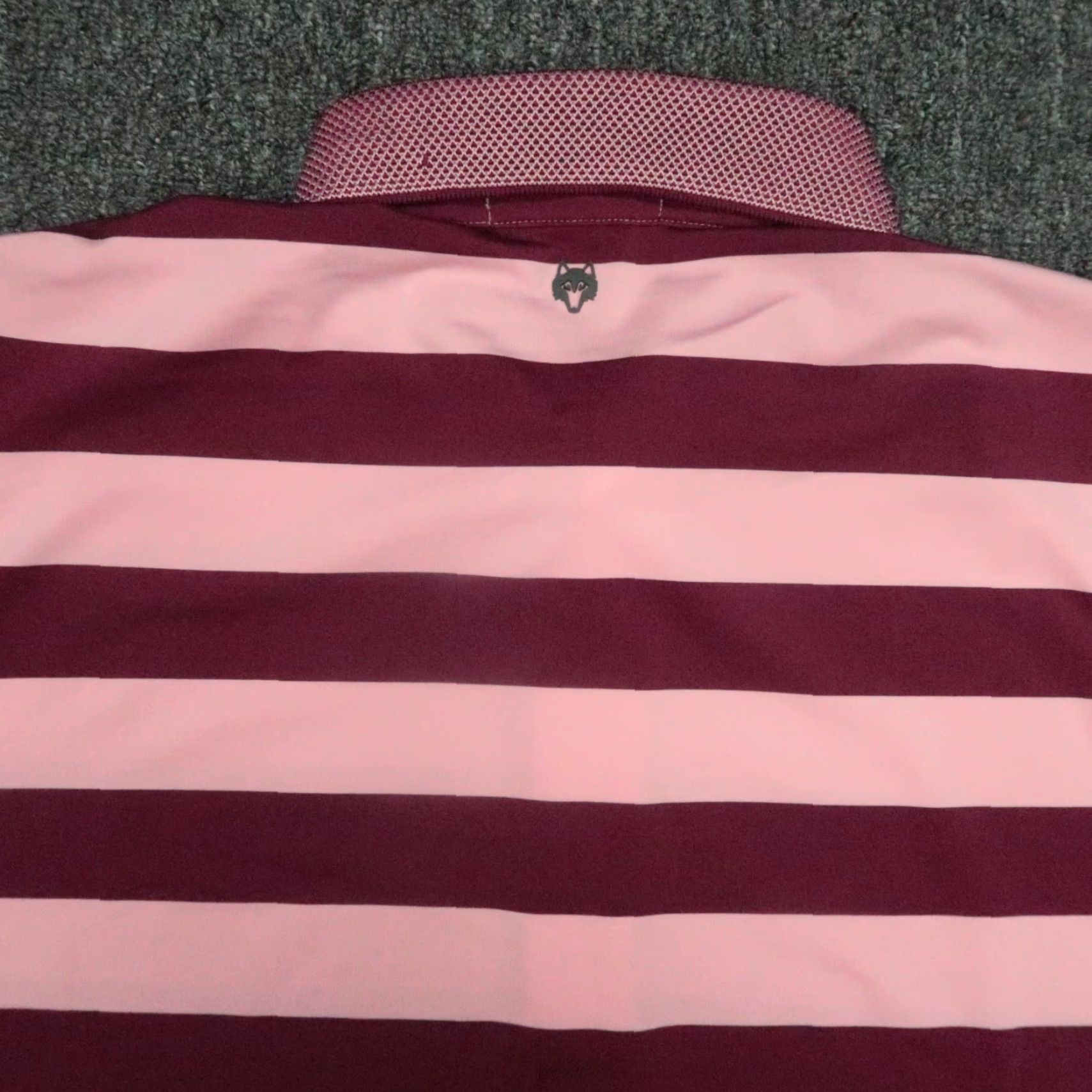 Vintage Greyson Performance Polo Shirt Mens Large Pink Red Striped Short Sleeve Golf Size US L / EU 52-54 / 3 - 4 Thumbnail