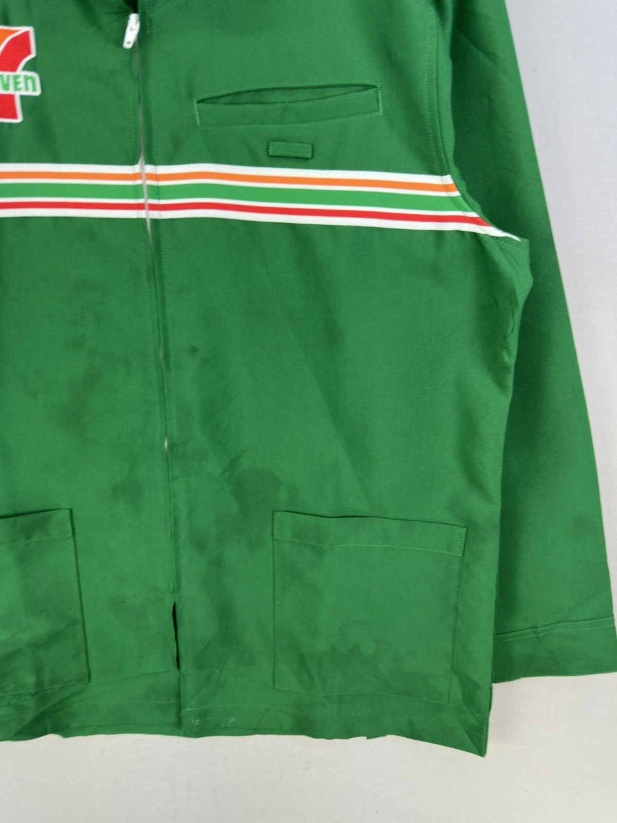 Japanese Brand Vintage 7 Eleven Uniform Worker Jacket Size US L / EU 52-54 / 3 - 3 Thumbnail