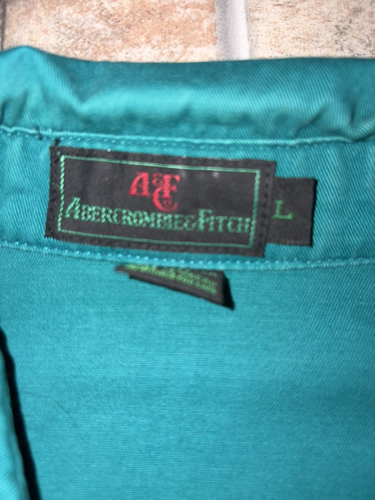 Abercrombie & Fitch VINTAGE 80’s Ambercombie Jacket In Teal W/ Purple Accents Size US L / EU 52-54 / 3 - 3 Thumbnail