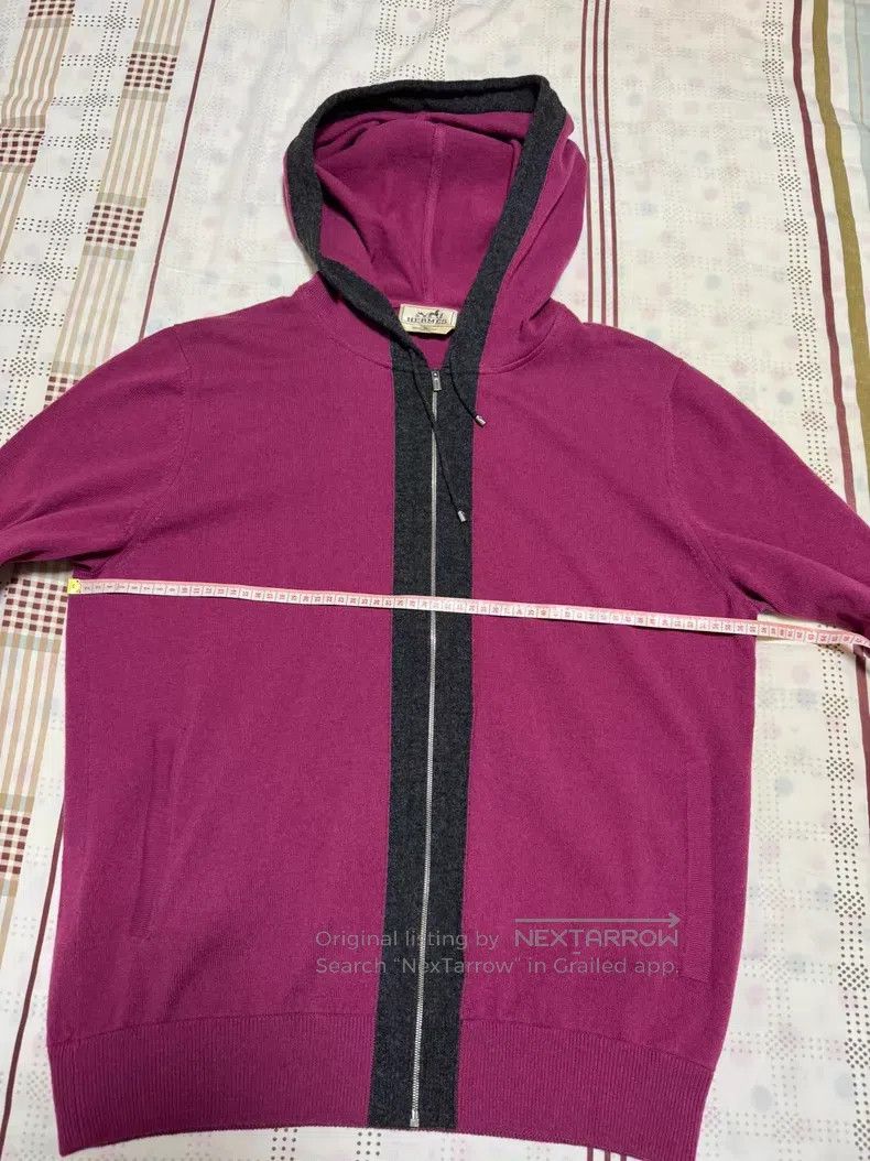 Hermes Hermes Cashmere Blazer, 100% Cashmere, Zipper Cardigan, Cl Size US XL / EU 56 / 4 - 4 Thumbnail