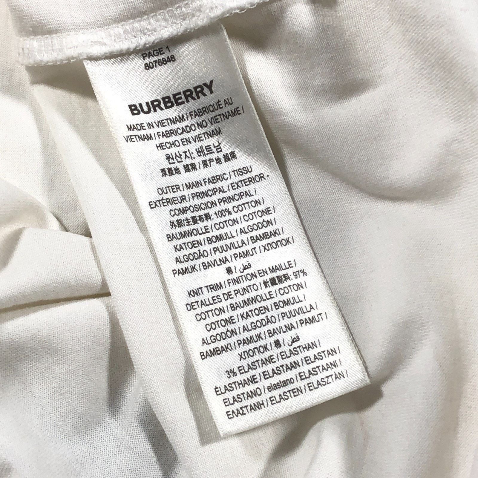 Burberry Burberry Halfhorse Embroidered Logo White Tee T Shirt XXL Size US XXL / EU 58 / 5 - 5 Thumbnail