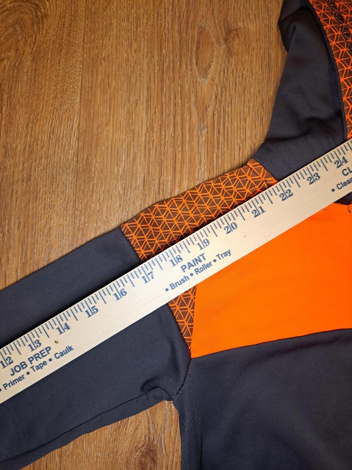 New Balance New Balance Jacket Kids Large Brown Orange Full Zip Hoodie Size US L / EU 52-54 / 3 - 8 Thumbnail