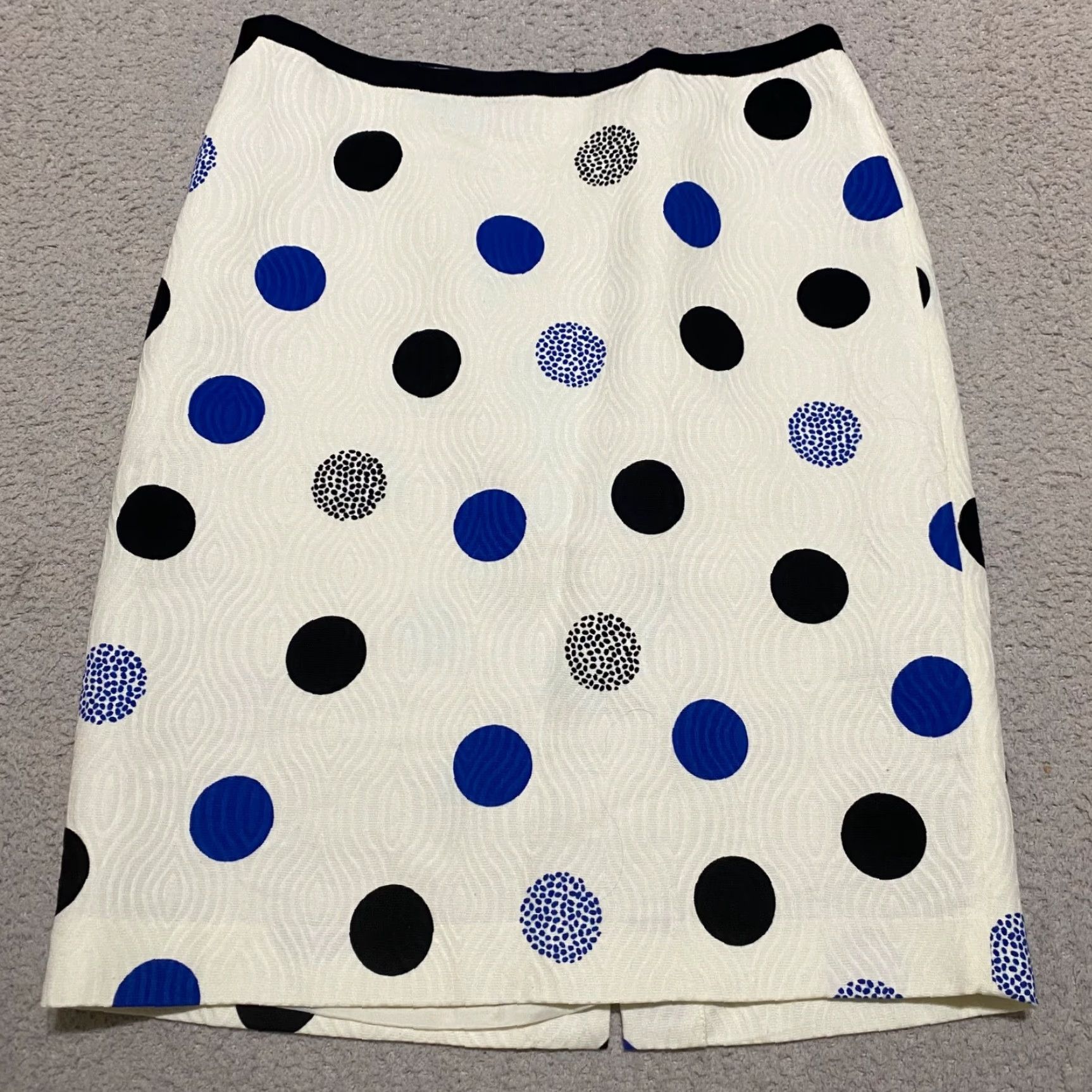 Talbots Talbots Womens Skirt 6P Petites Multicolor Geometric Lined Straight Pencil Size 28" / US 6 / IT 42 - 2 Thumbnail