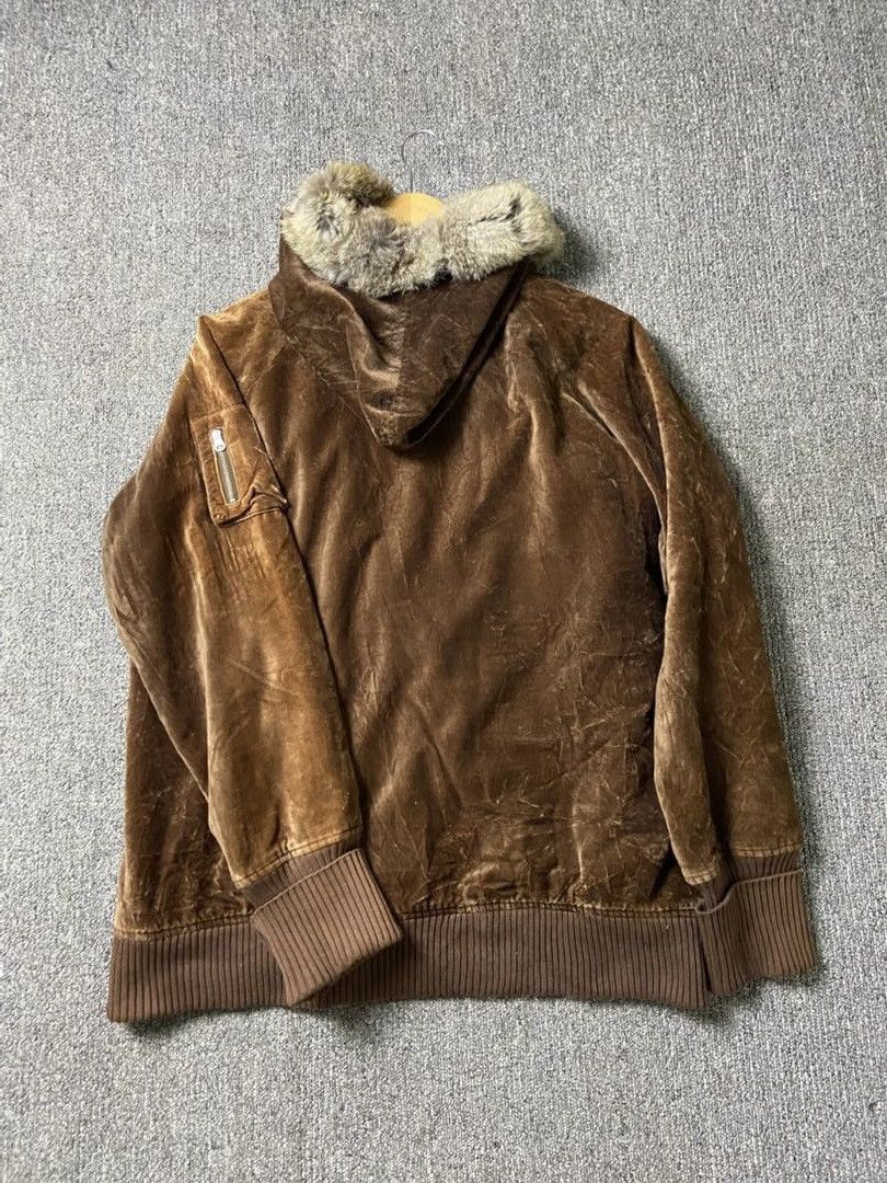 Japanese Brand Nano Second Velour Velvet Hooded Jacket (192) Size US L / EU 52-54 / 3 - 2 Thumbnail