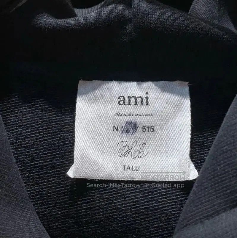 AMI AMI Black Cotton Women's Hoodie . Size L / US 10 / IT 46 - 3 Thumbnail