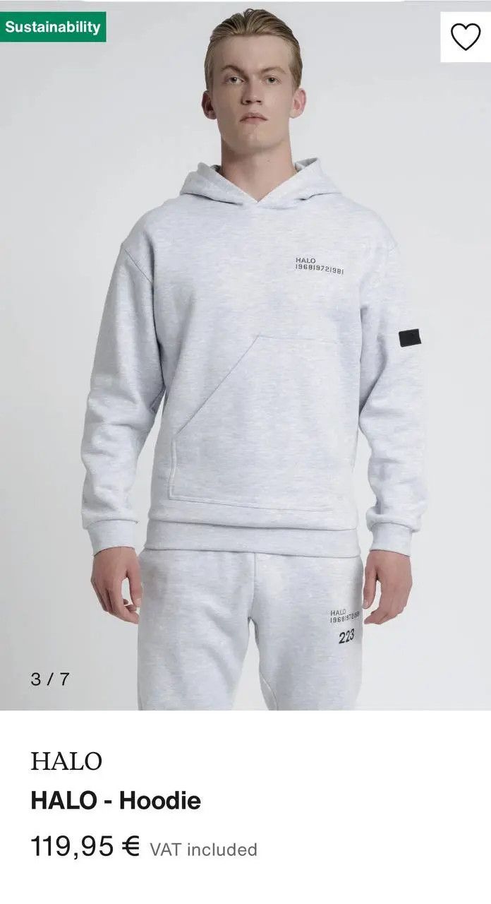 Halo HALO Newline Hoodie Hoody Denmark Men's S Unisex Streetwear Size US S / EU 44-46 / 1 - 11 Thumbnail