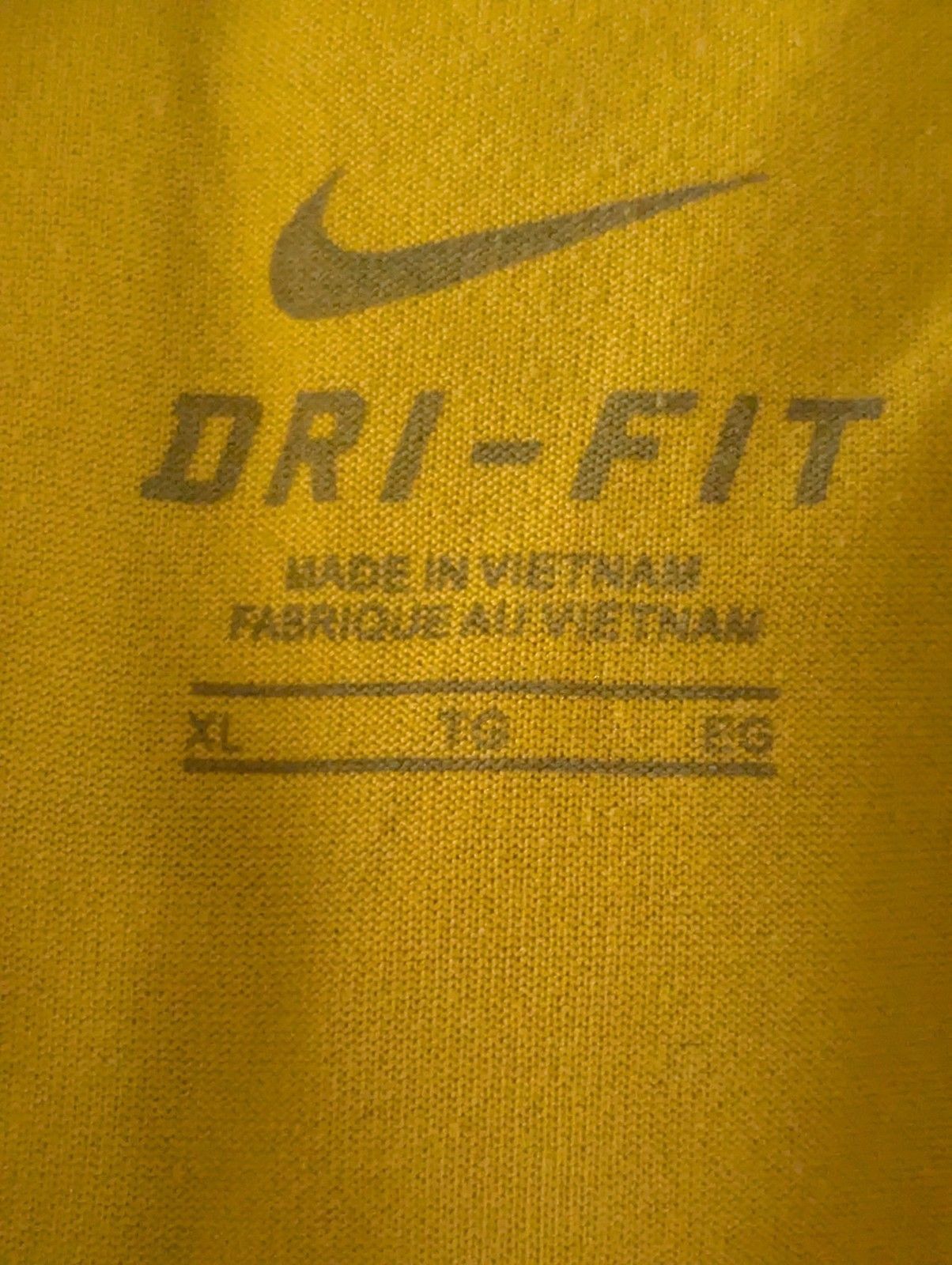 Nike West Virginia Mountaineers Football Shirt Men XL Yellow NCAA Size US XL / EU 56 / 4 - 6 Thumbnail
