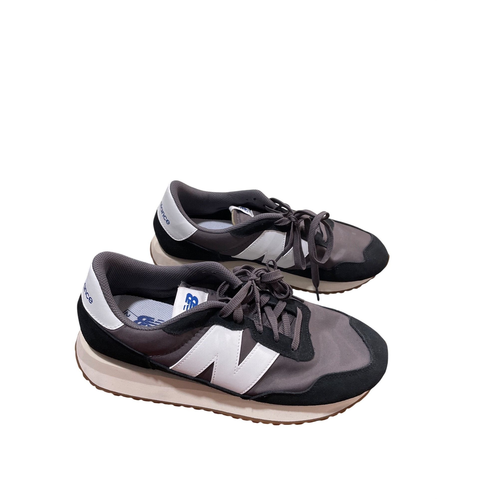 New Balance New Balance 237 mens gray black suede athletic sneakers sz 1 Size US 11.5 / EU 44-45 - 3 Thumbnail