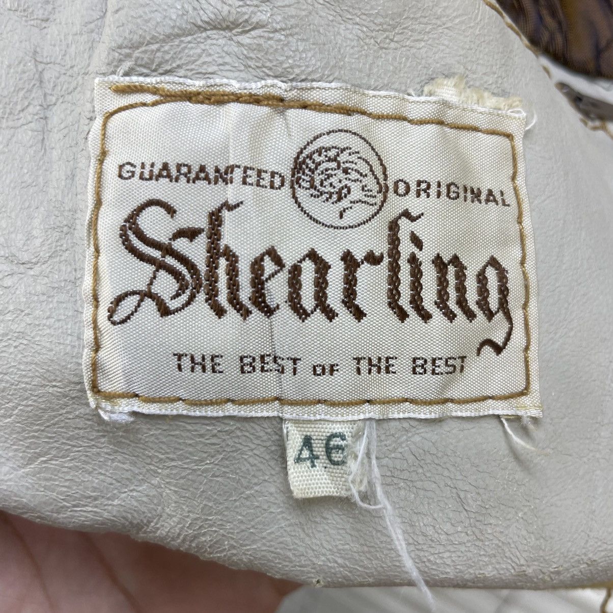 Genuine Leather 💥 Vintage Sheepskin Shearling Leather Jacket Knit Sleeves Size US M / EU 48-50 / 2 - 13 Thumbnail