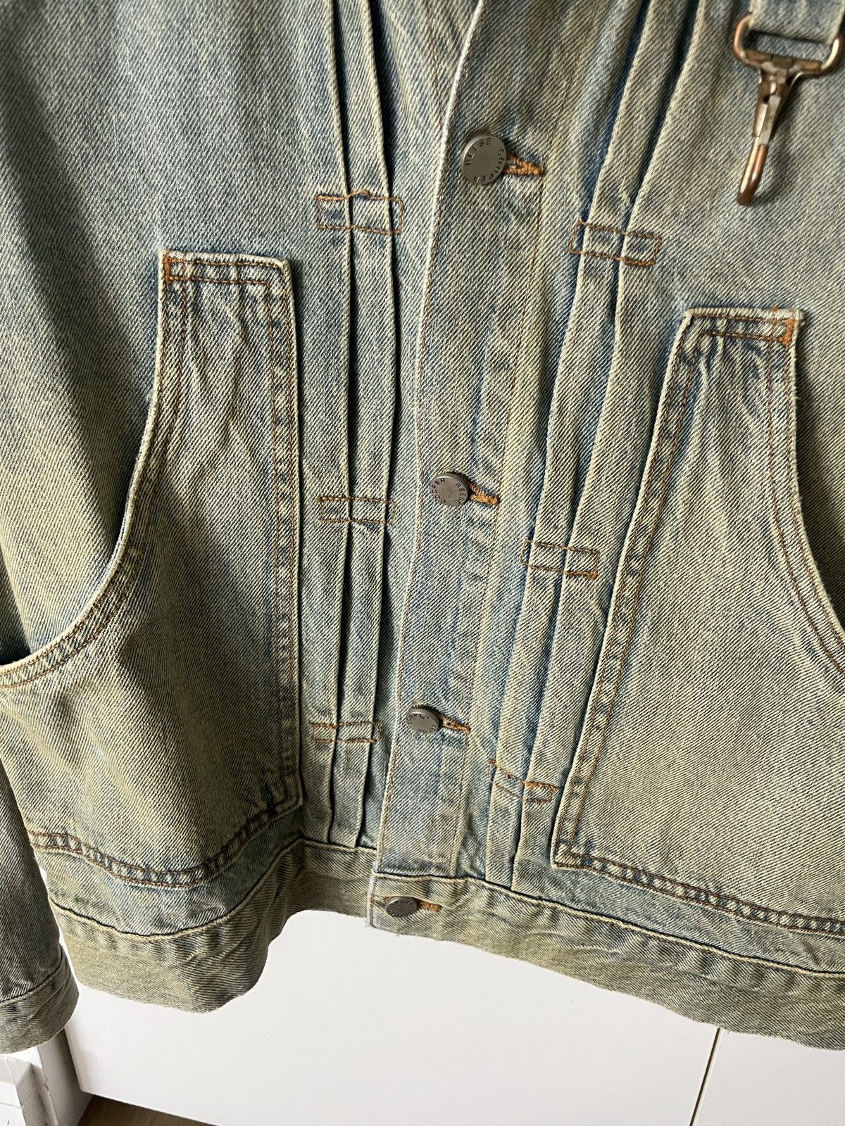 Reese Cooper REESE COOPER Trucker-Style Denim Jacket Size US S / EU 44-46 / 1 - 4 Thumbnail