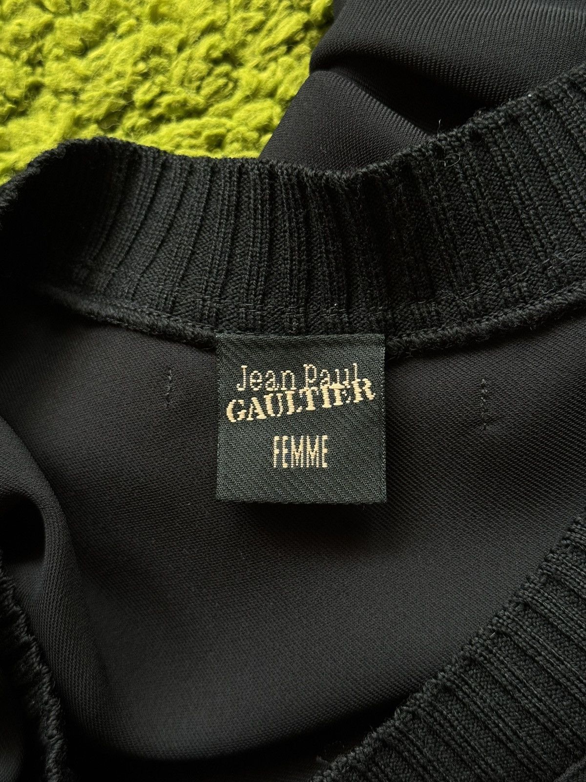 Jean Paul Gaultier Jean Paul Gaultier JPG 2000s archive minimalist blouse black Size L / US 10 / IT 46 - 10 Thumbnail